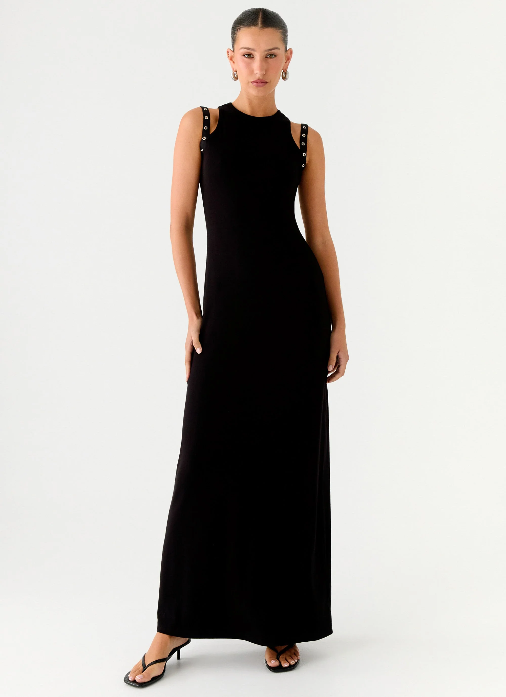 Rockstar Maxi Dress - Black - Image 4