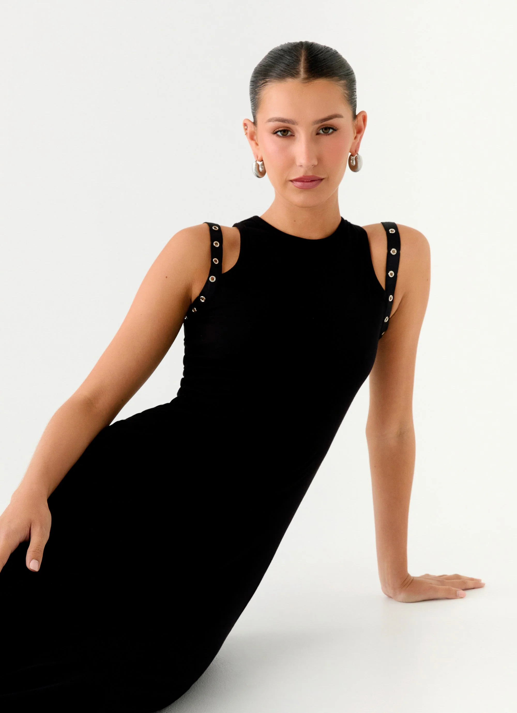 Rockstar Maxi Dress - Black - Image 6