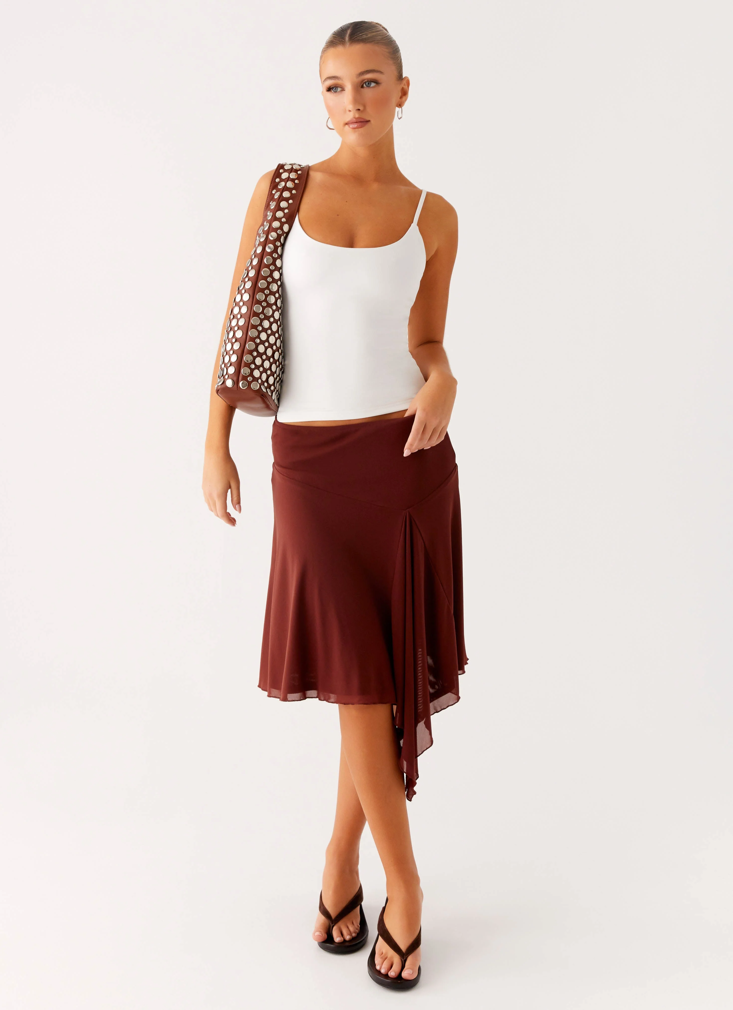 Rocky Shoulder Bag - Brown - Image 4