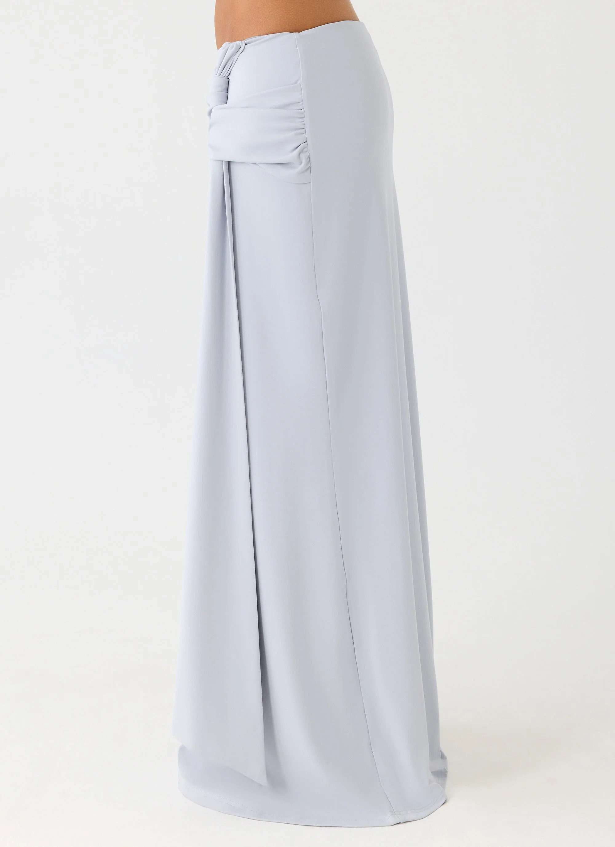 Romana Maxi Skirt - Misty Blue - Image 3