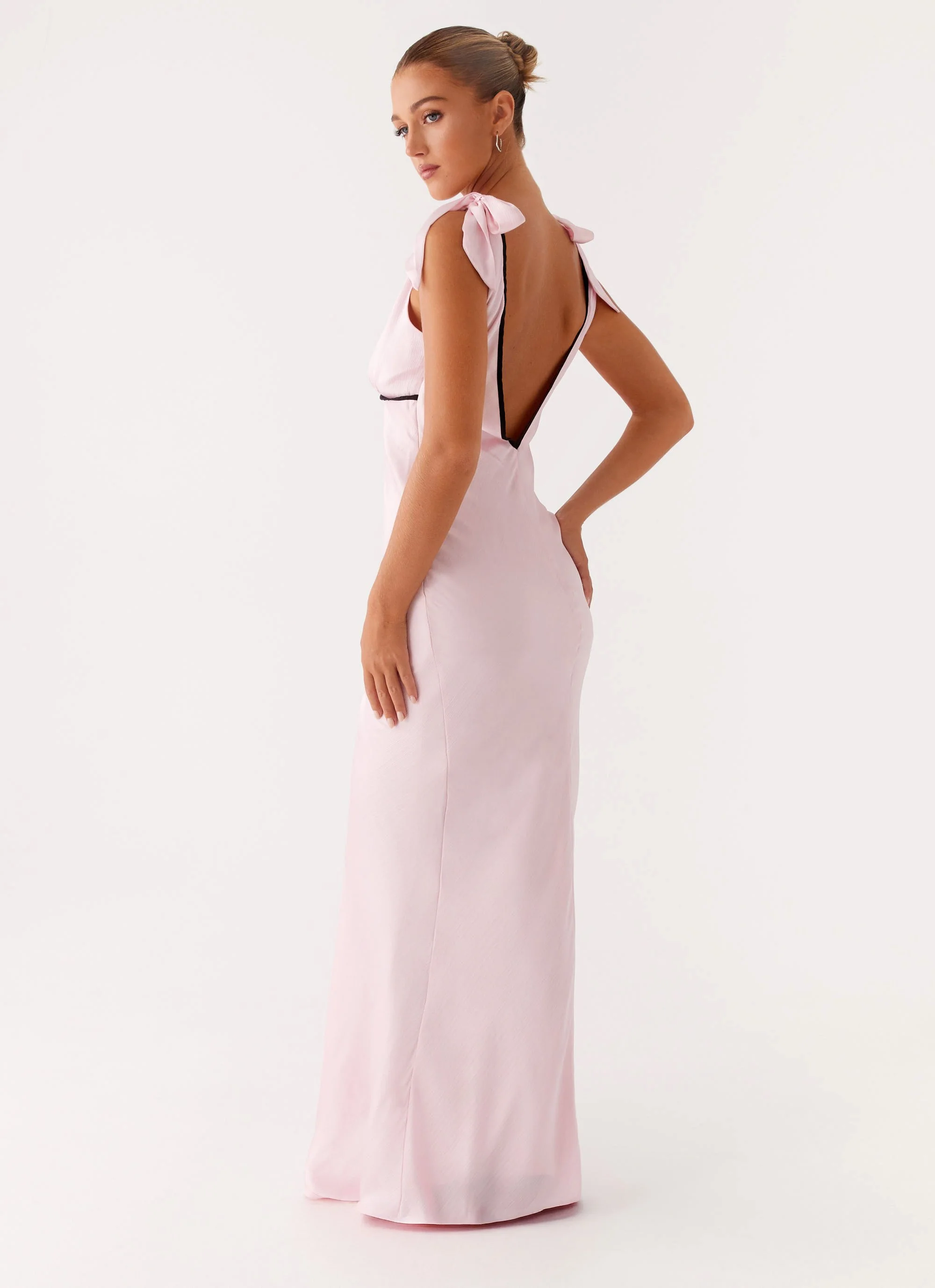 Romeo Maxi Dress - Pink - Image 5