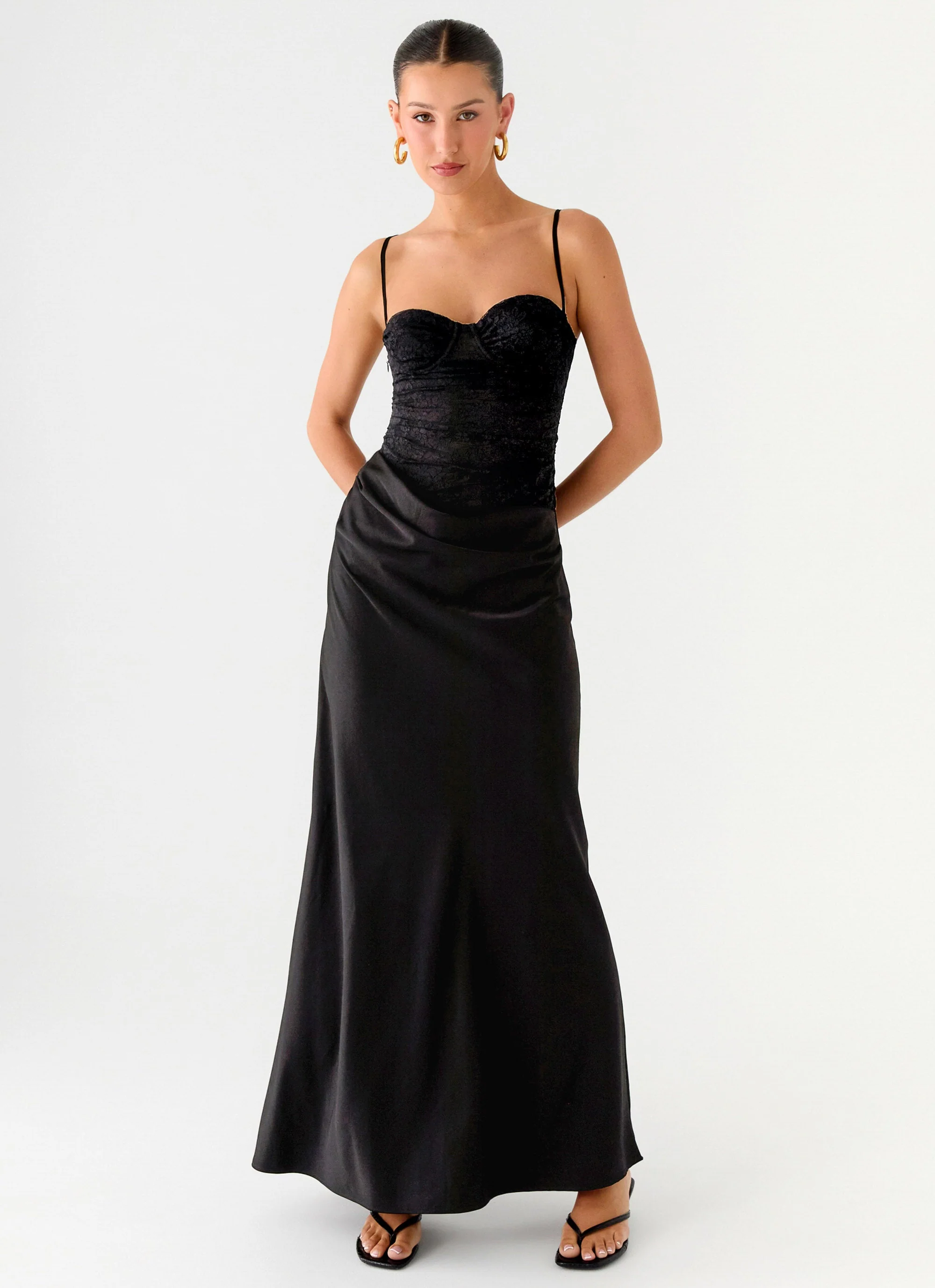 Romy Maxi Dress - Black - Image 4