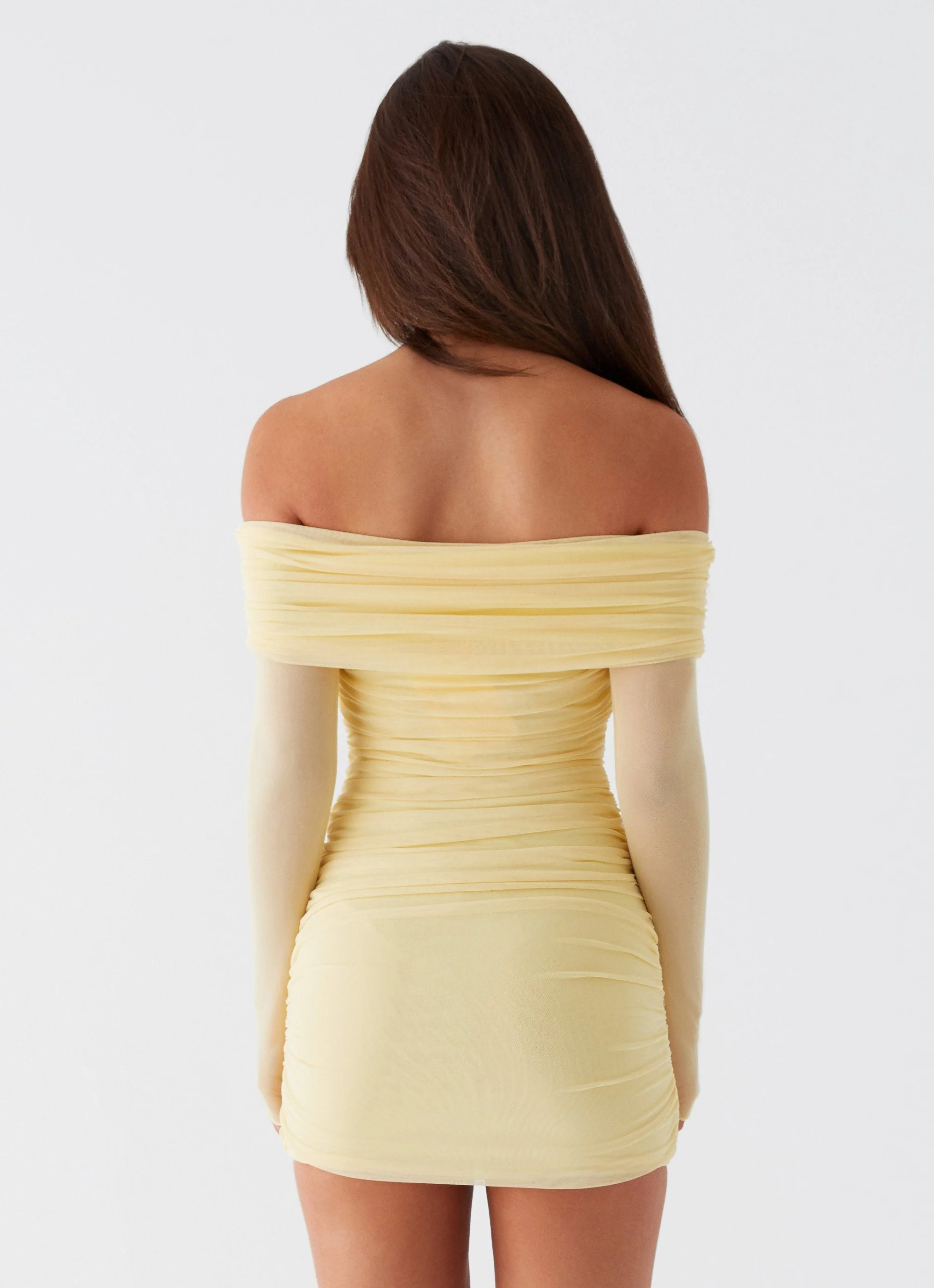 Rosa Franca Mini Dress - Yellow - Image 5