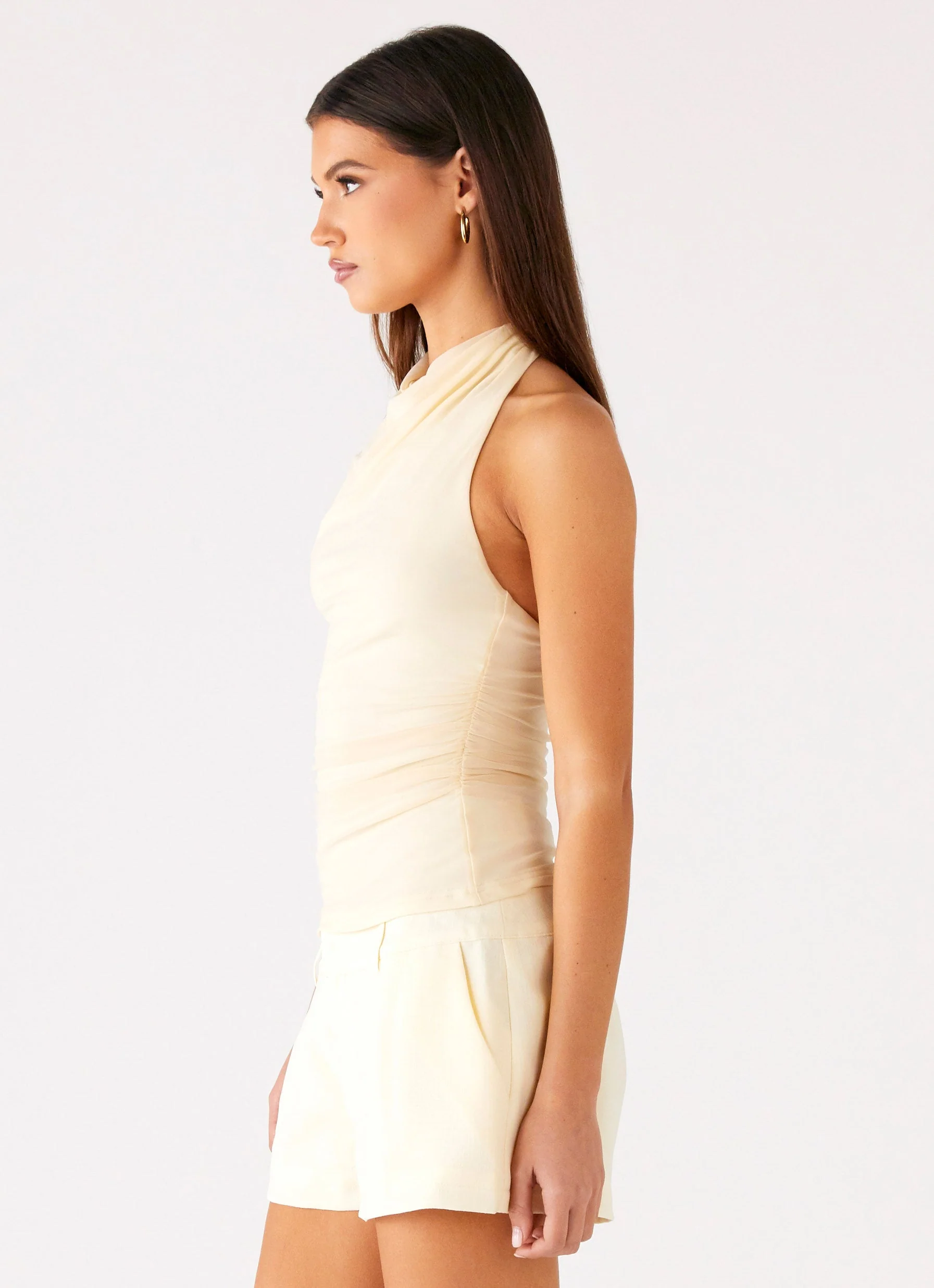 Rosana Halter Top - Butter - Image 3
