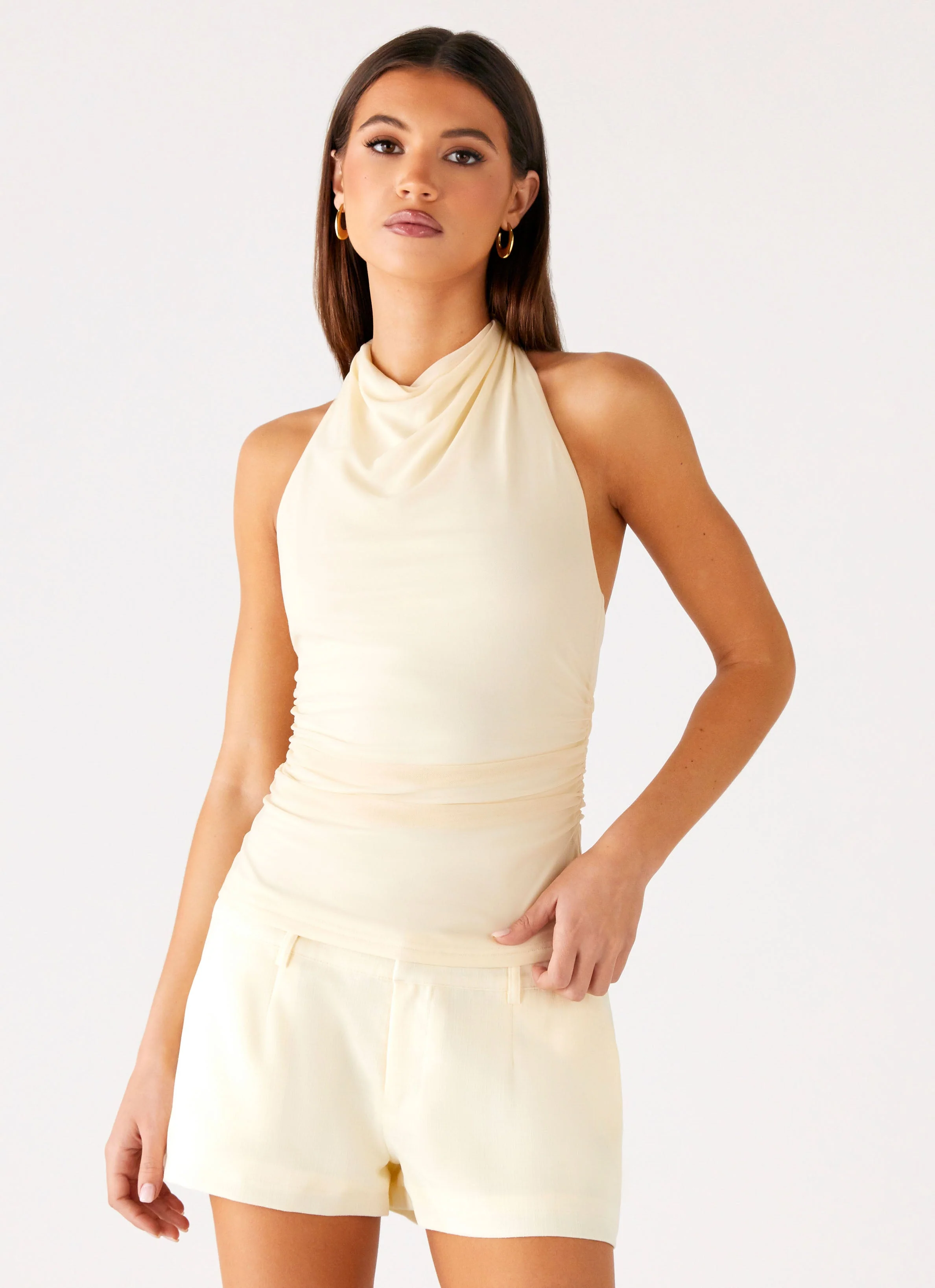 Rosana Halter Top - Butter - Image 6