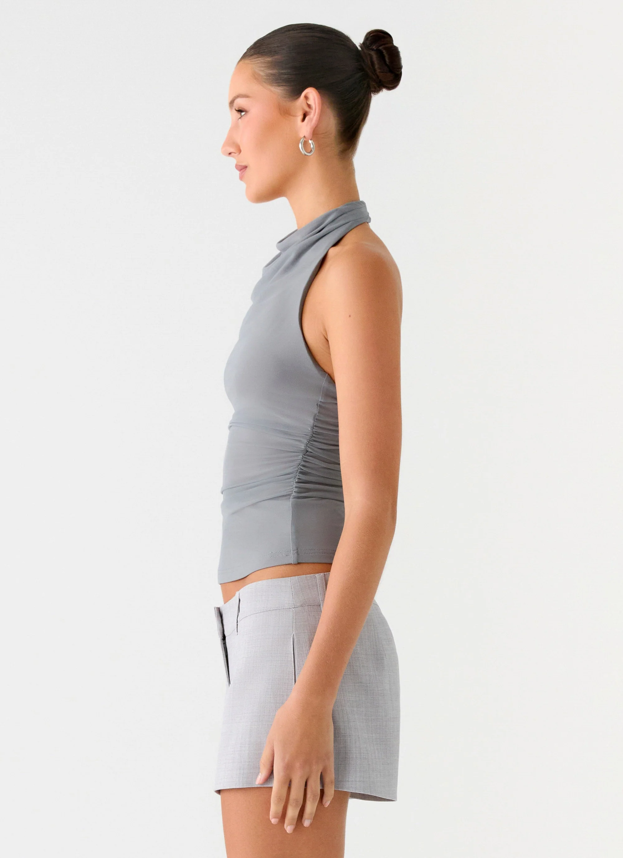 Rosana Halter Top - Grey - Image 3