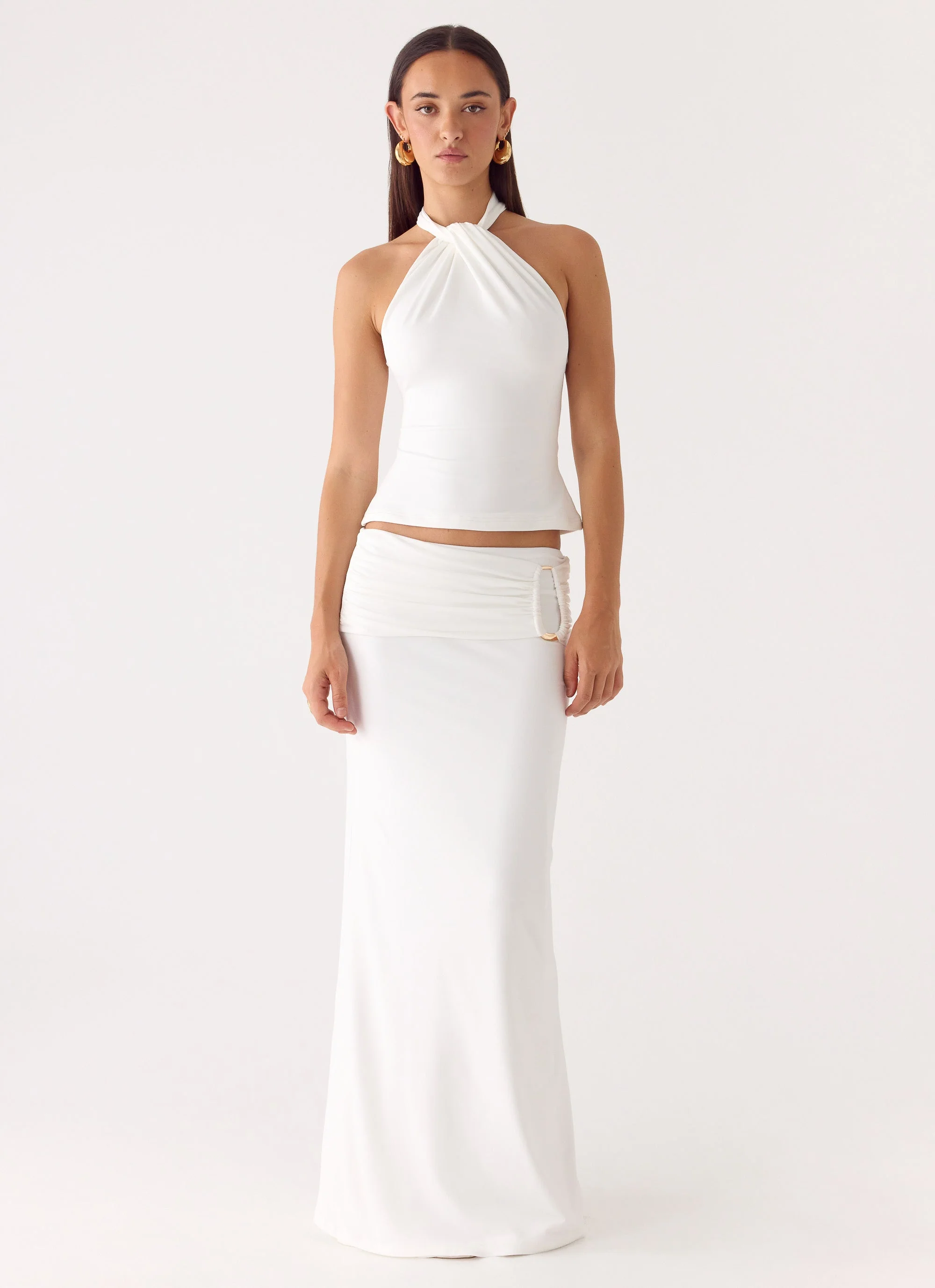 Rosanna Maxi Skirt - White - Image 6