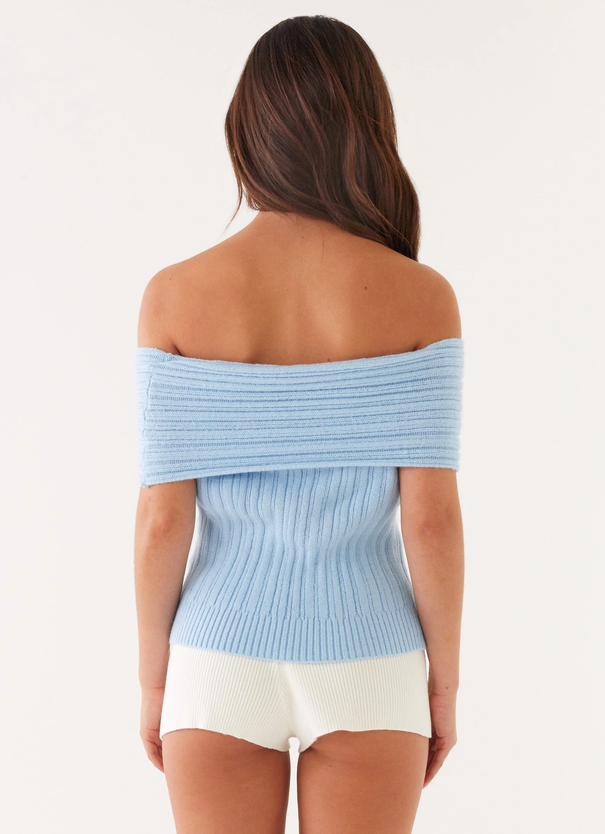 Rosen Knit Top - Blue - Image 4