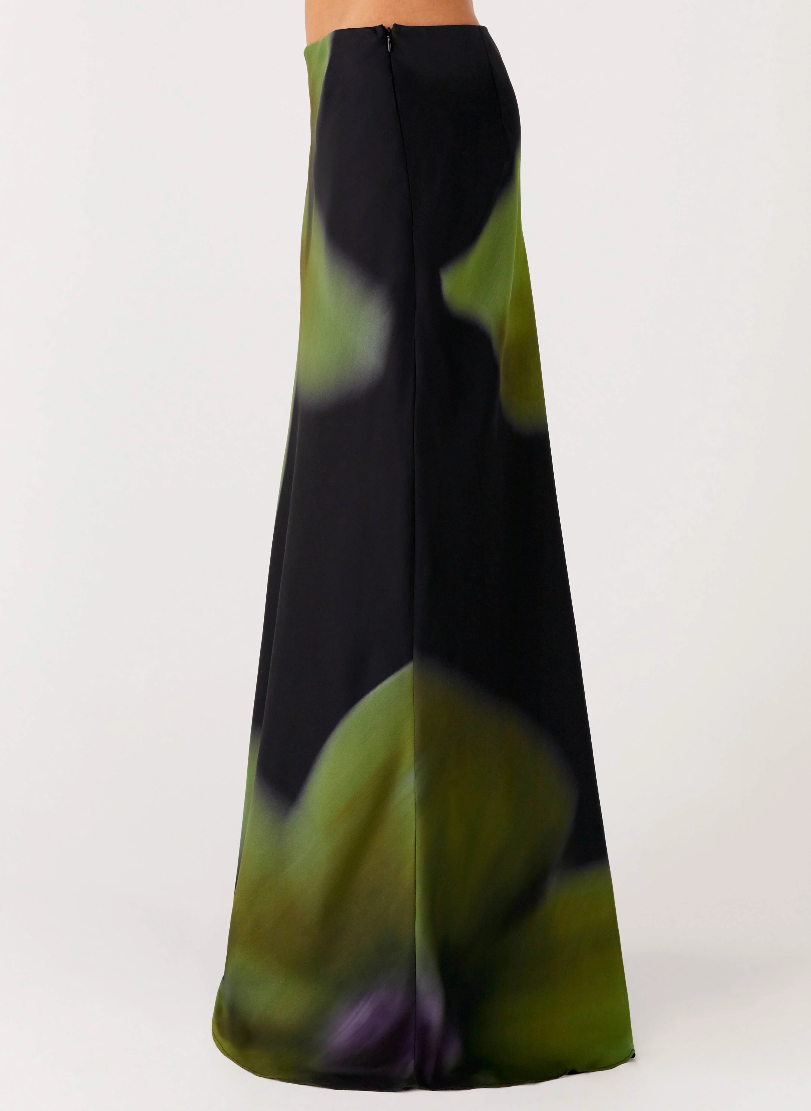 Rosetta Maxi Skirt - Lime Flower - Image 6