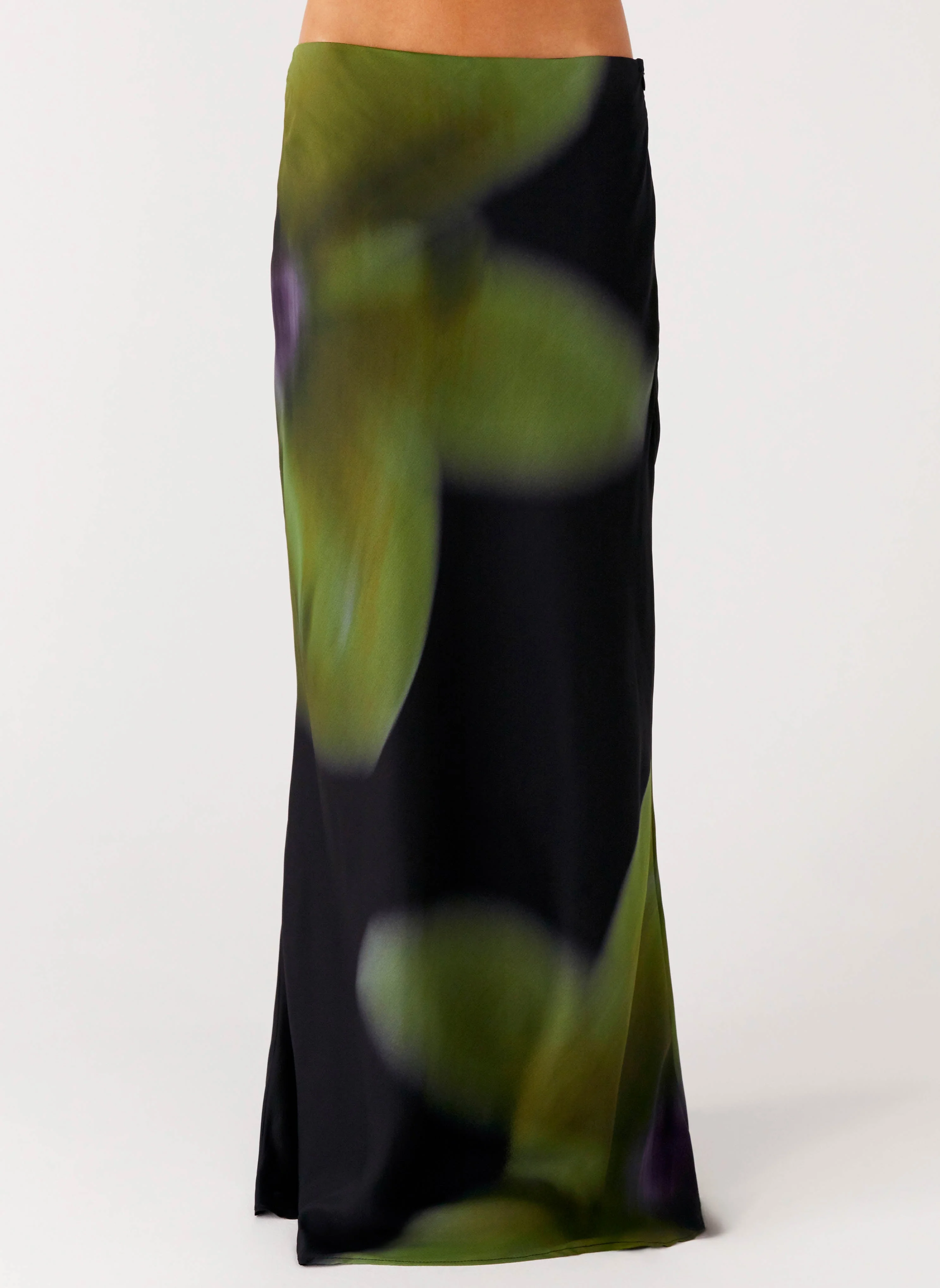 Rosetta Maxi Skirt - Lime Flower - Image 8