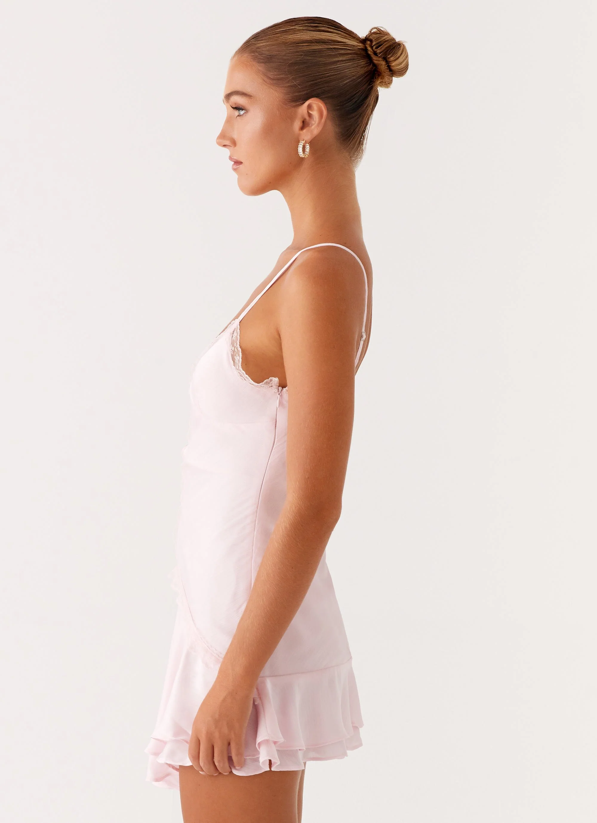 Roya Mini Dress - Pink - Image 4