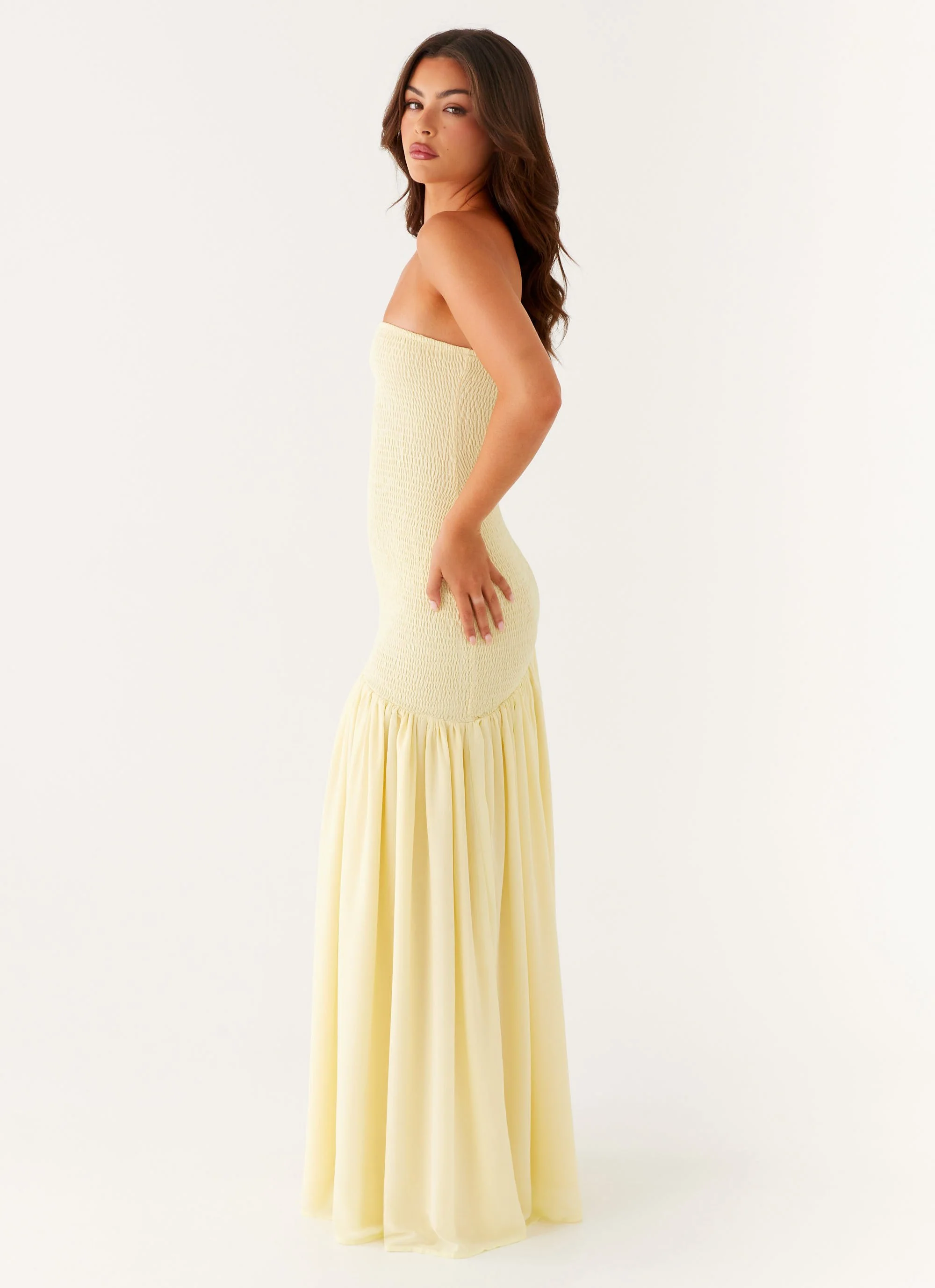 Royce Maxi Dress - Yellow - Image 3
