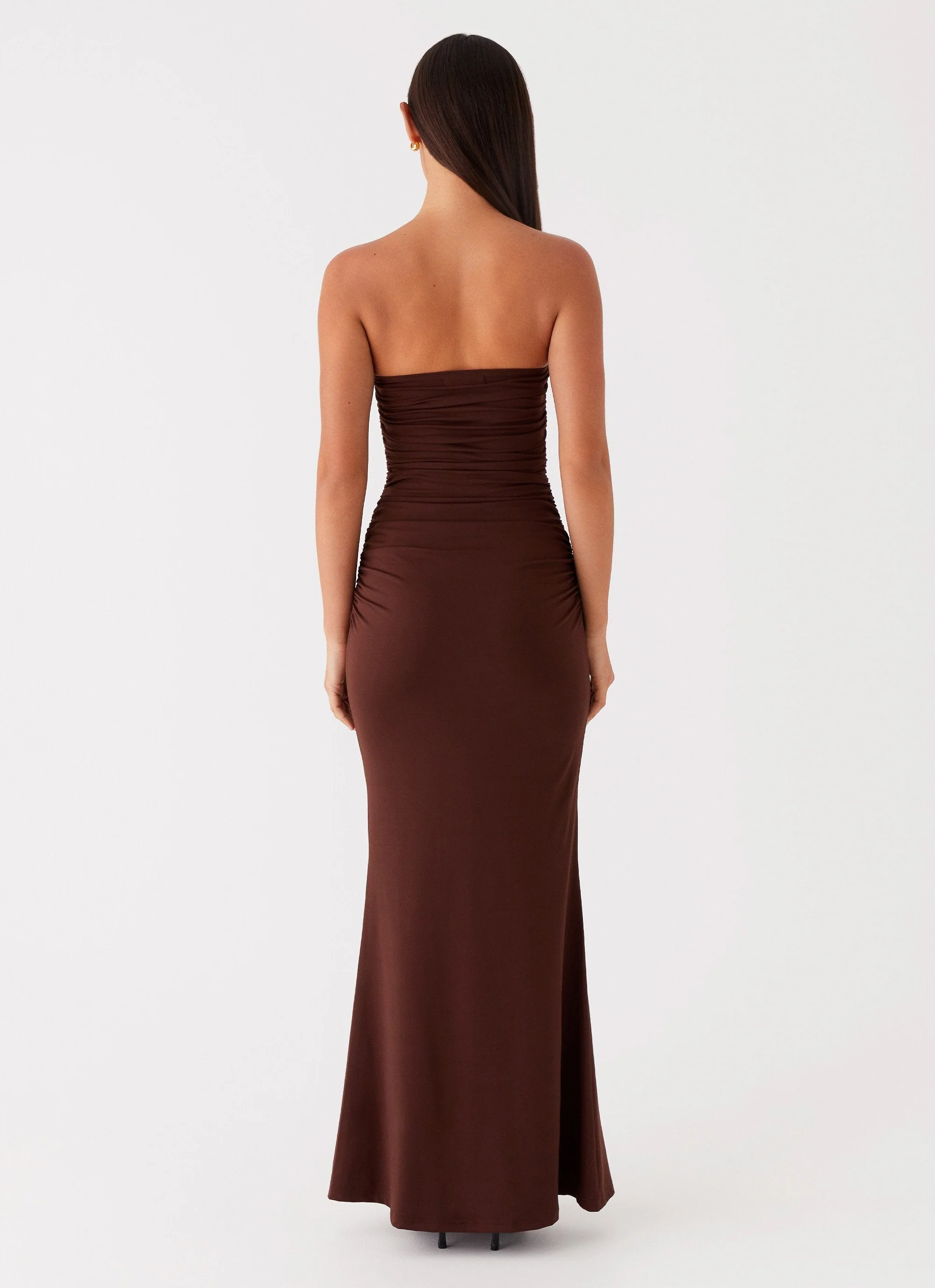 Rudy Maxi Dress - Brown - Image 4