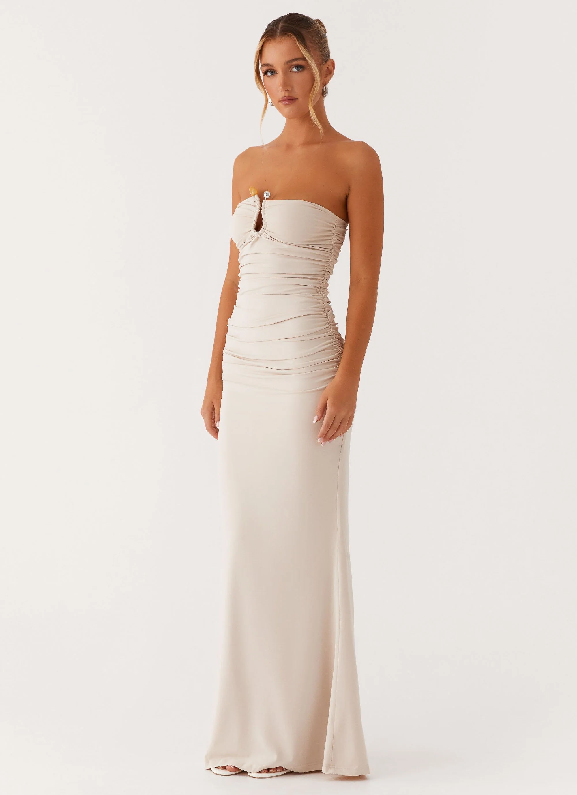 Rudy Maxi Dress - Ivory - Image 3