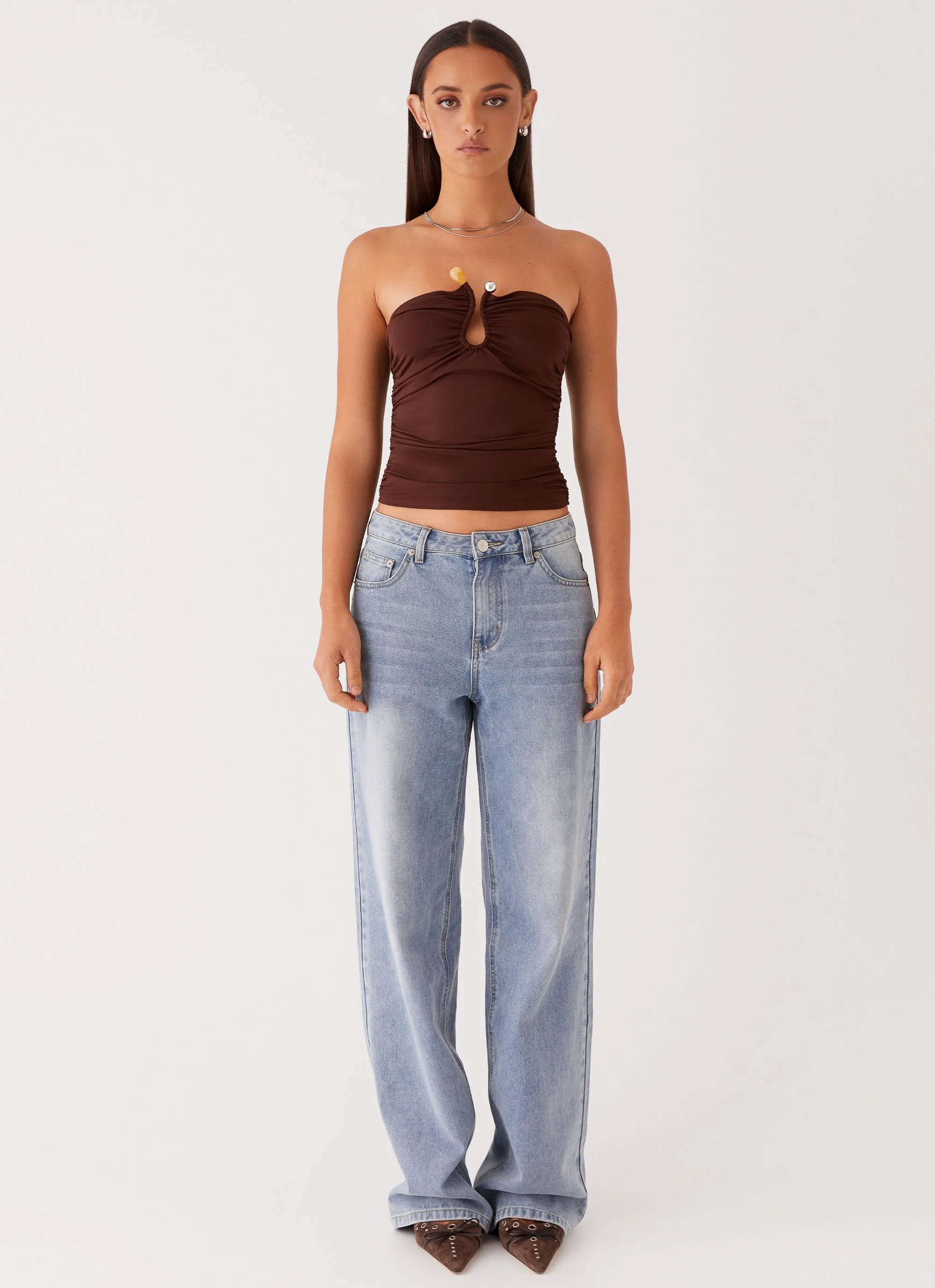 Rudy Tube Top - Brown - Image 3