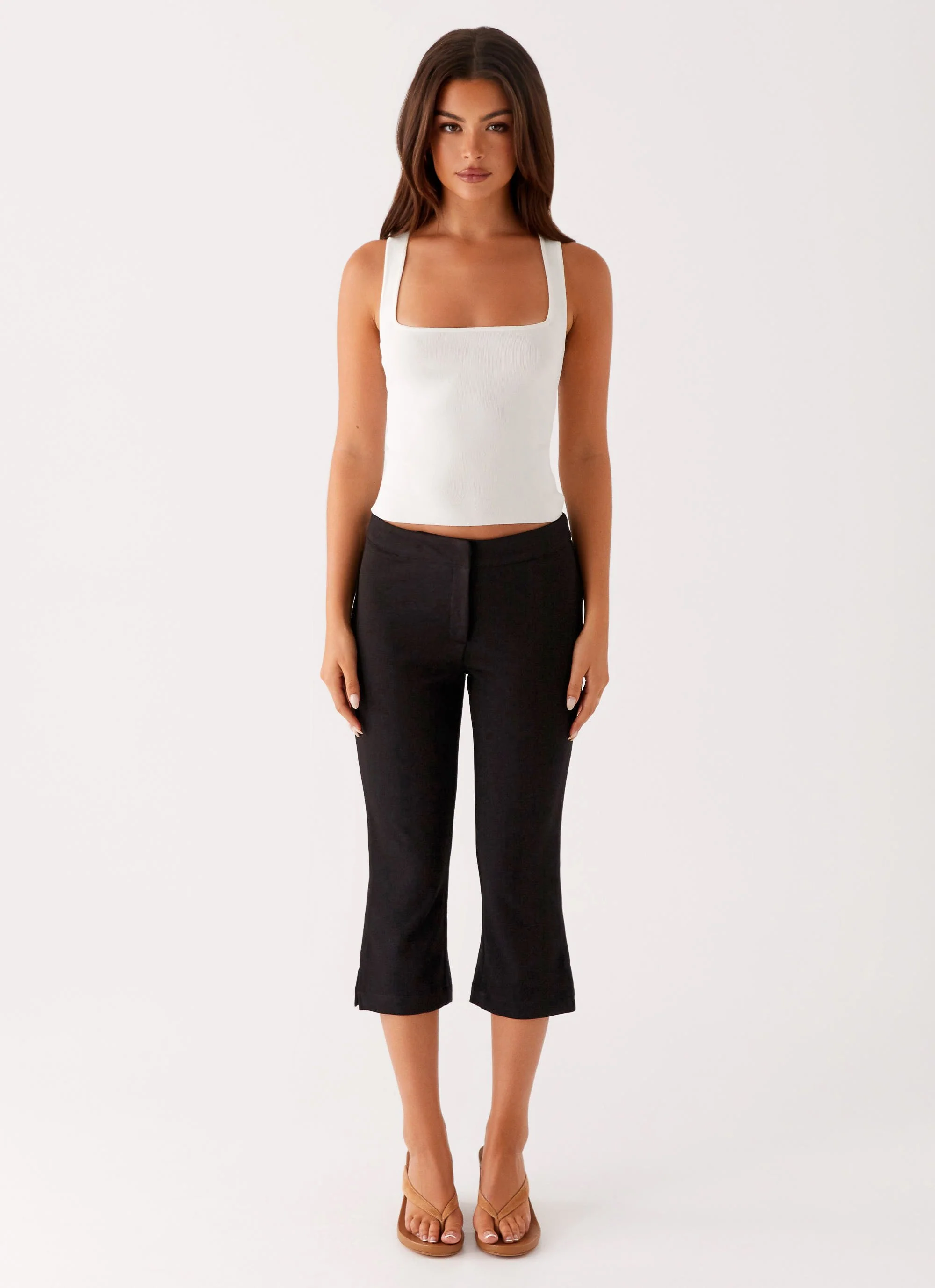 Rue Capri Pants - Black - Image 3