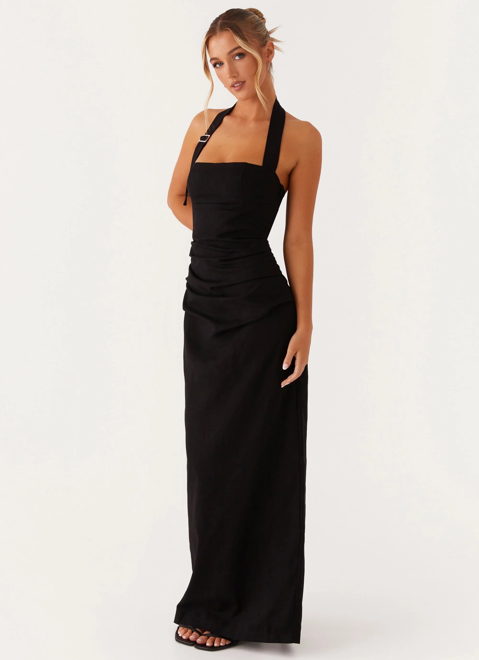 Rumour Has it Maxi Dress - Black - Image 3