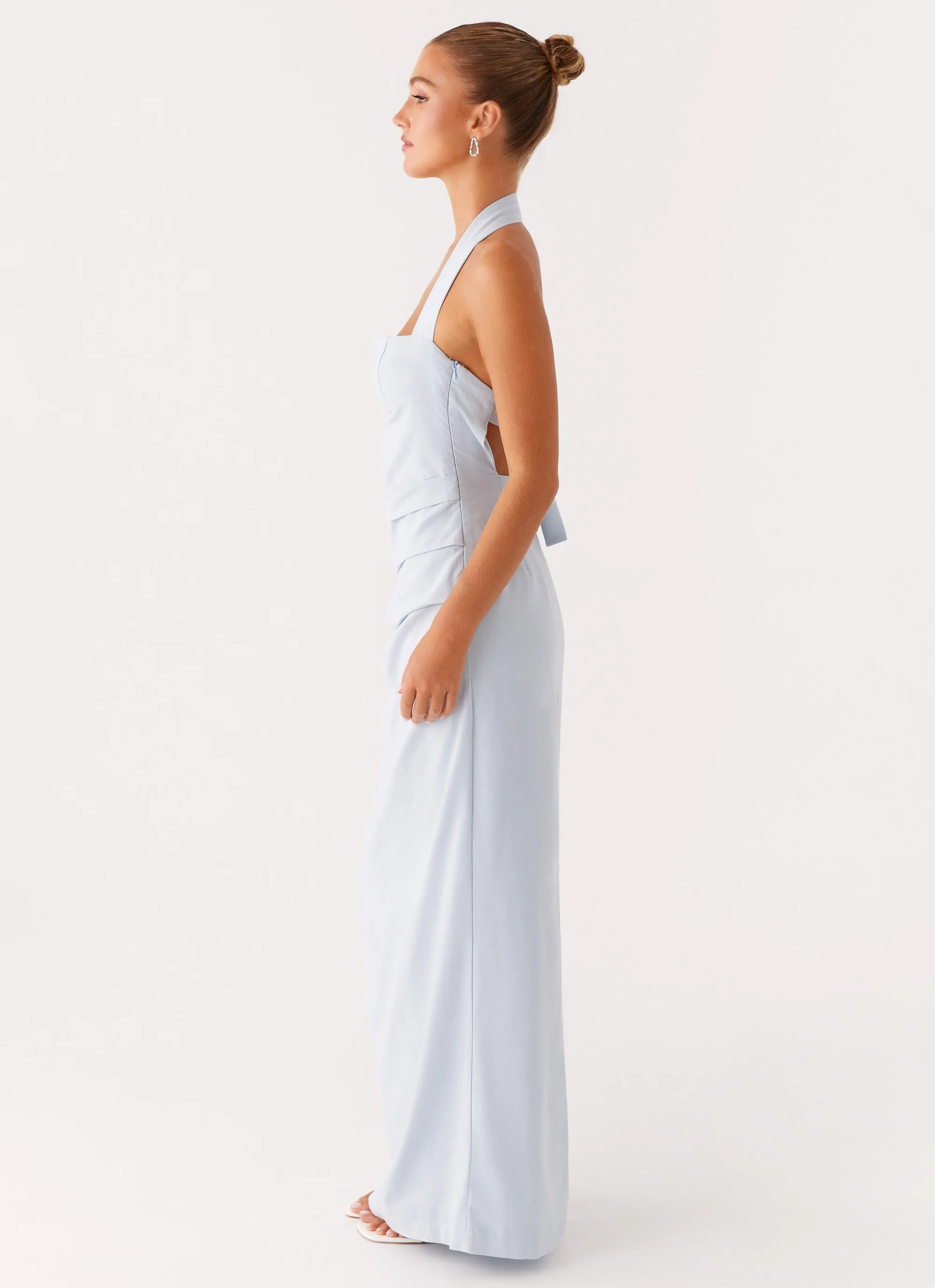Rumour Has it Maxi Dress - Blue - Image 3