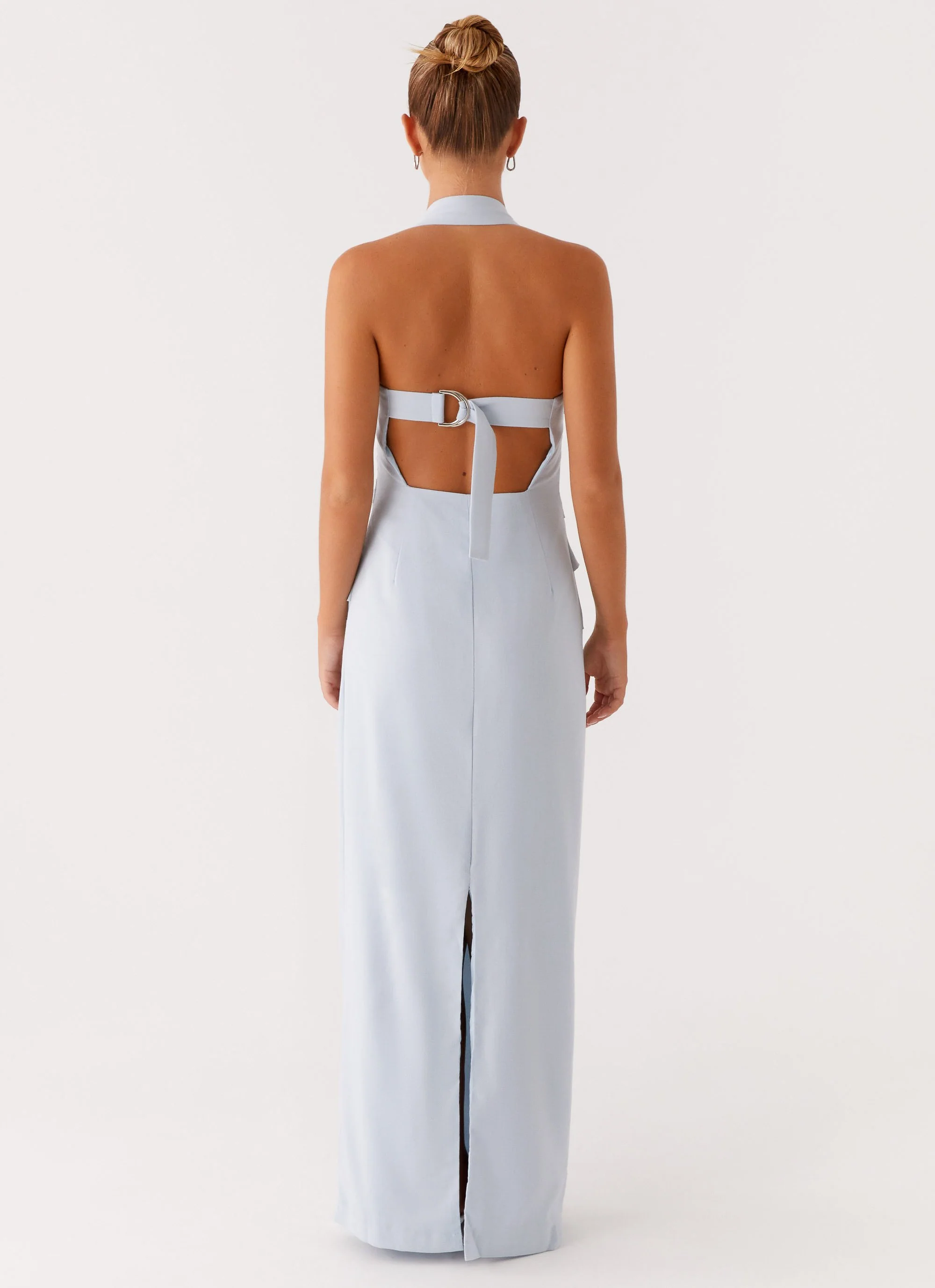 Rumour Has it Maxi Dress - Blue - Image 4
