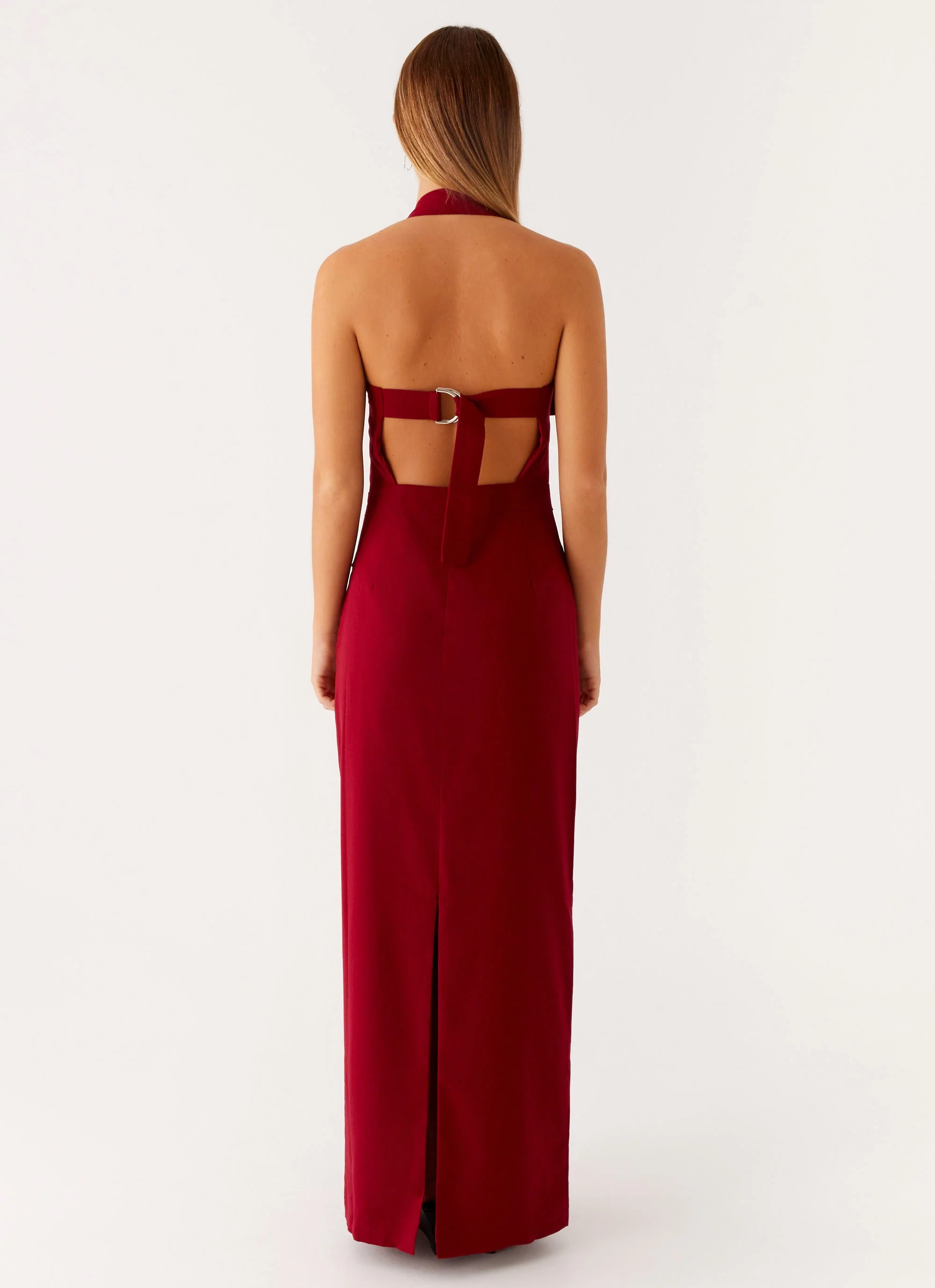 Rumour Has it Maxi Dress - Red - Image 4