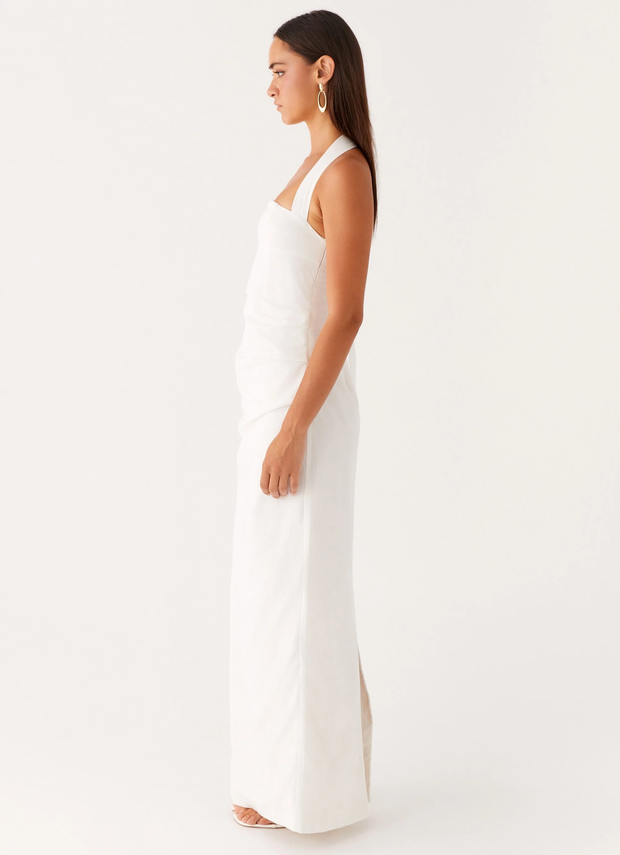 Rumour Has it Maxi Dress - White - Image 3