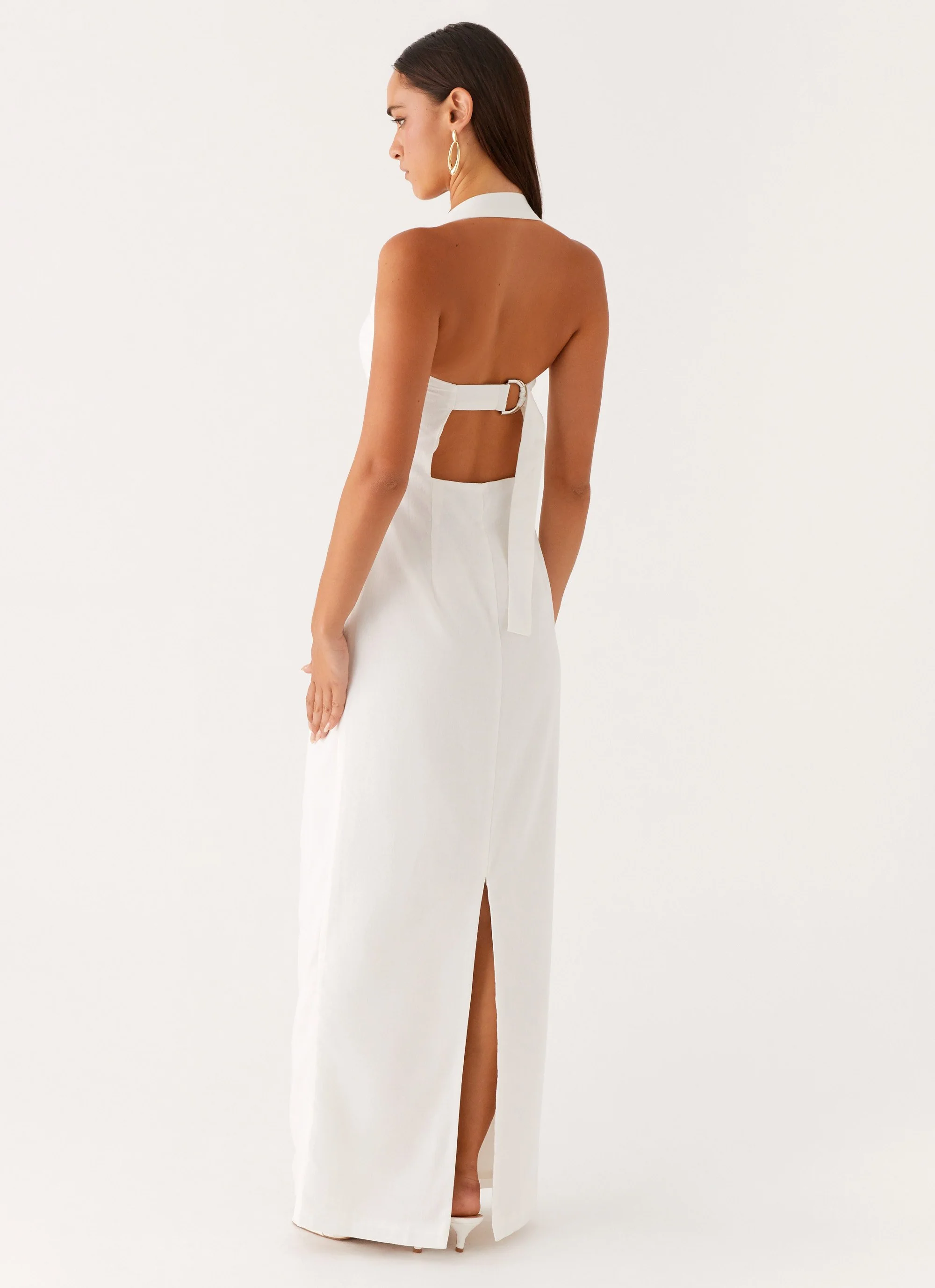 Rumour Has it Maxi Dress - White - Image 4