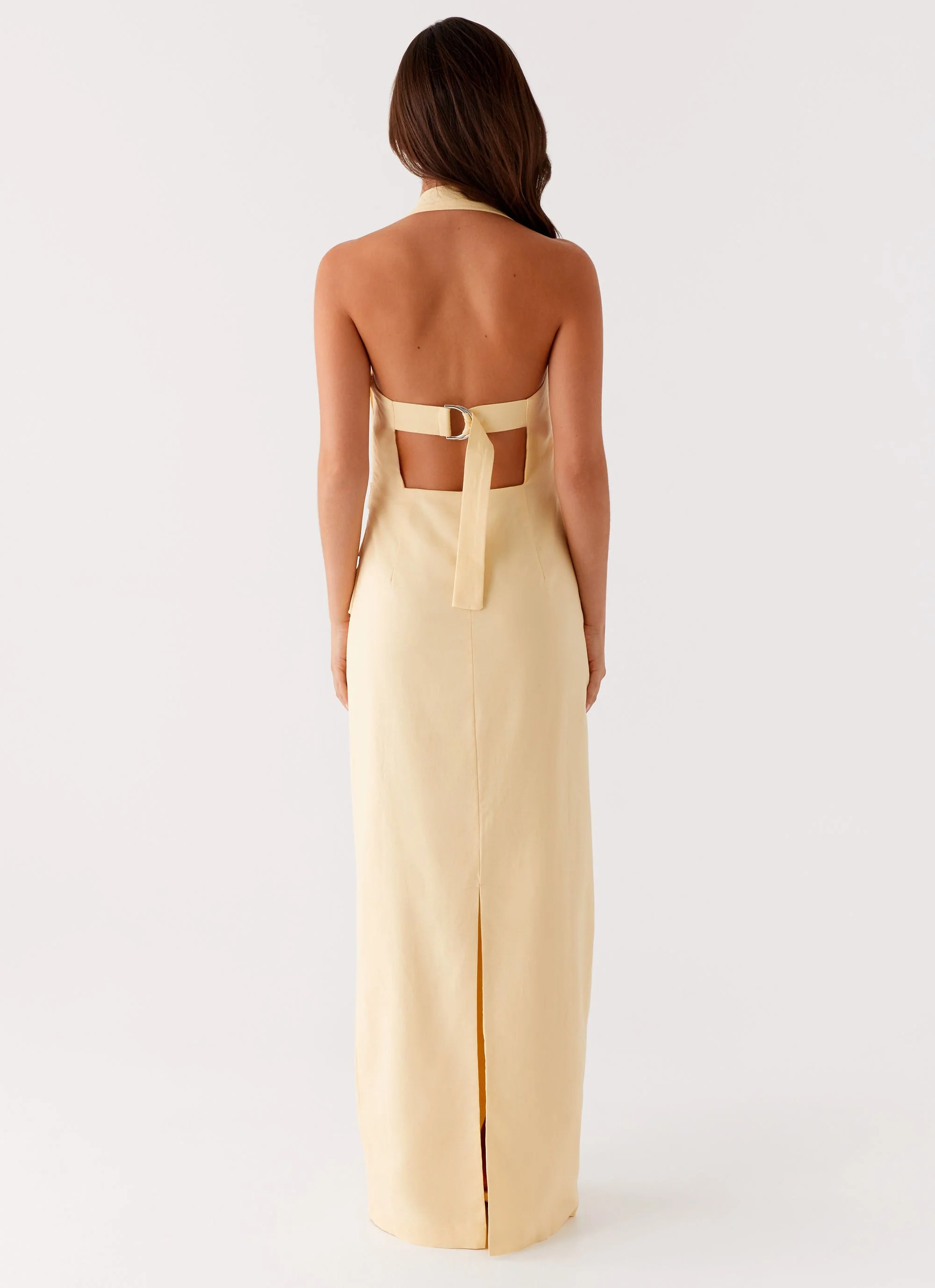Rumour Has it Maxi Dress - Yellow - Image 4