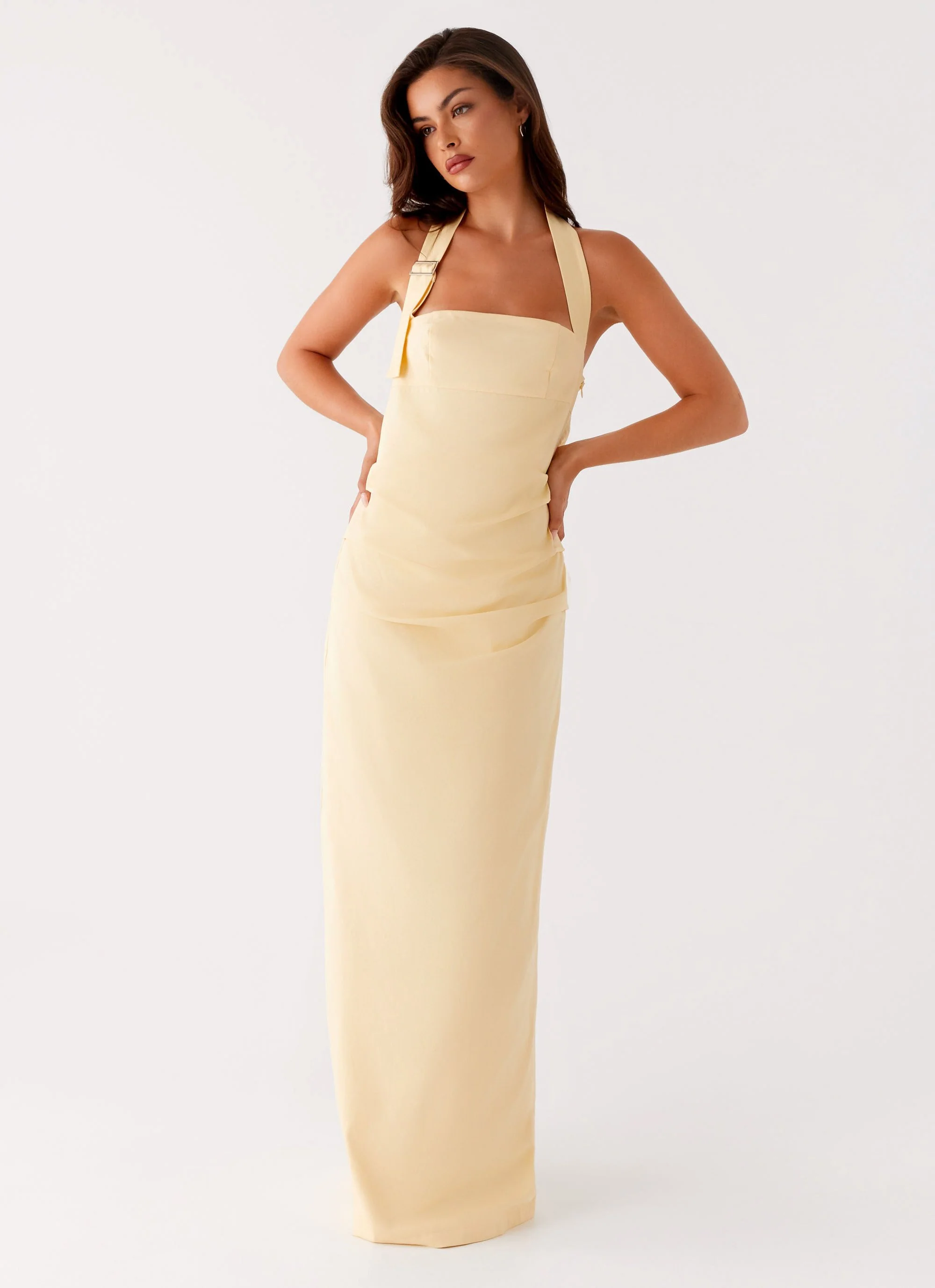 Rumour Has it Maxi Dress - Yellow - Image 6