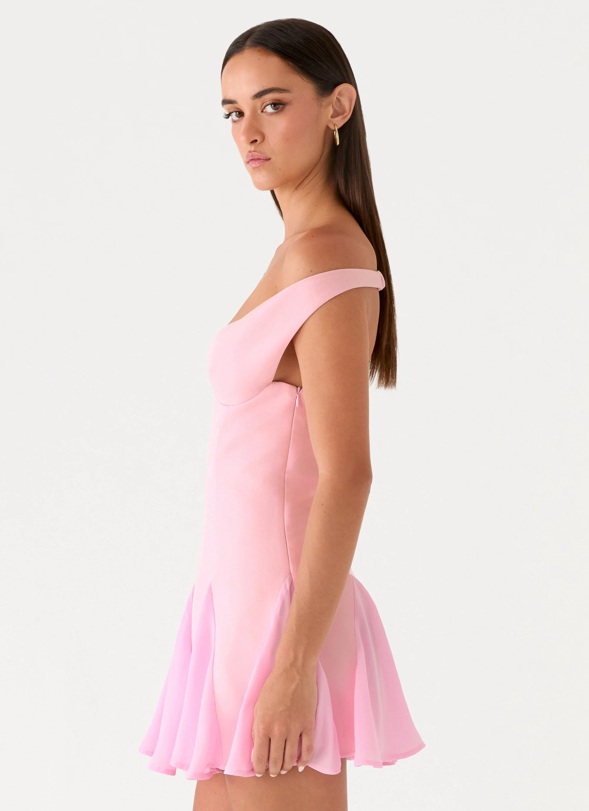 Runa Mini Dress - Pink - Image 3