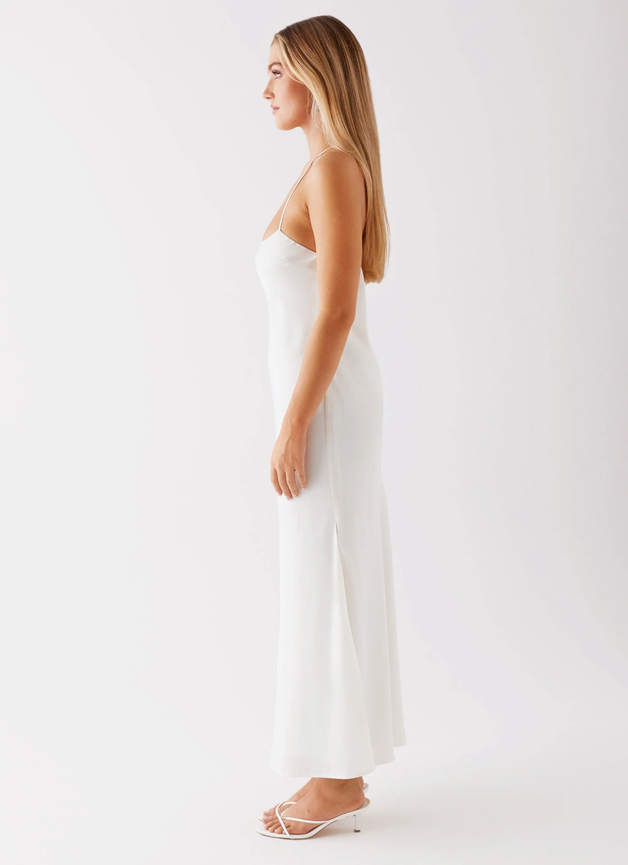 Runway Royalty Maxi Dress - White - Image 5