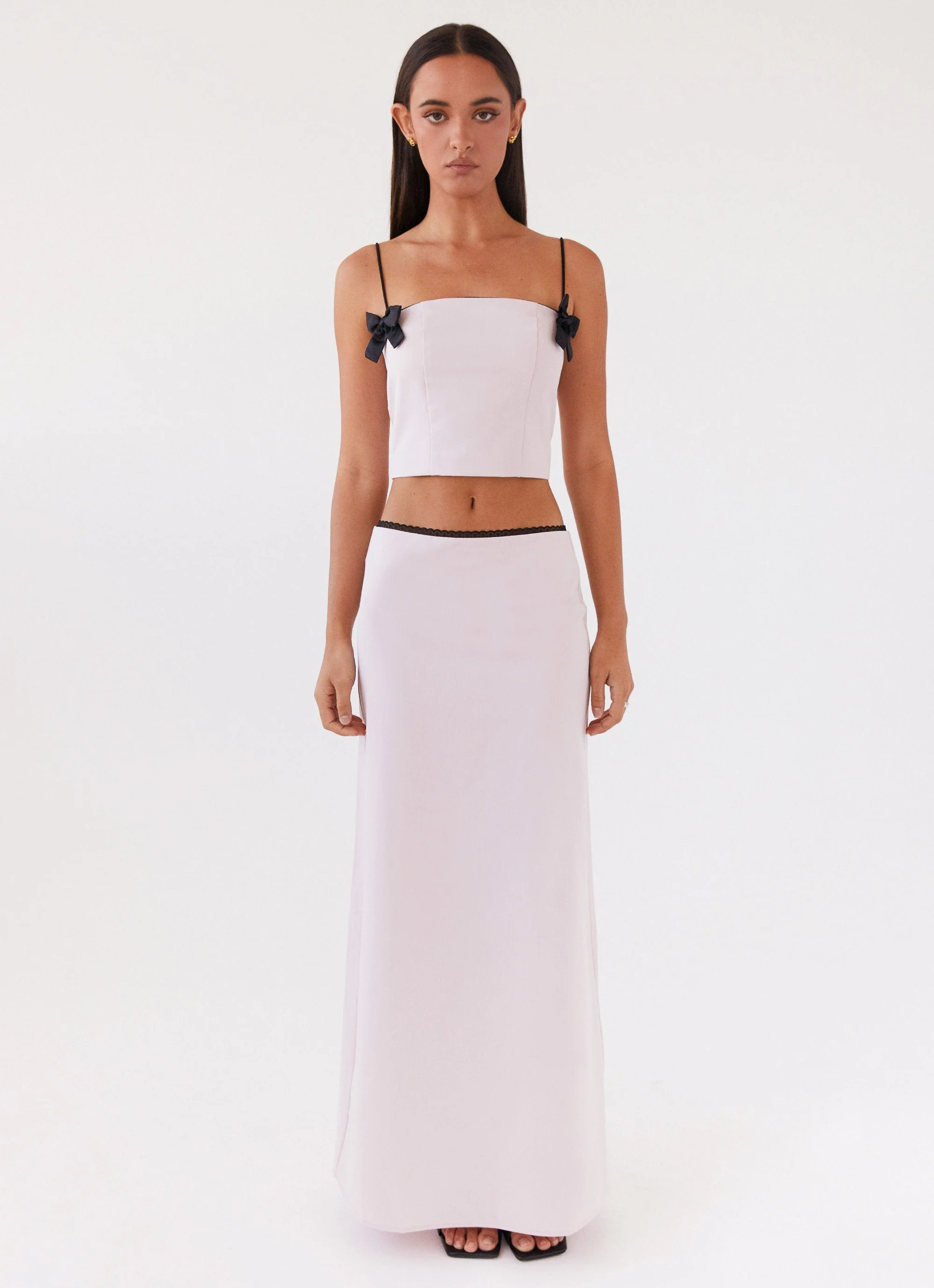 Rushing Back Crop Top - Mauve - Image 4