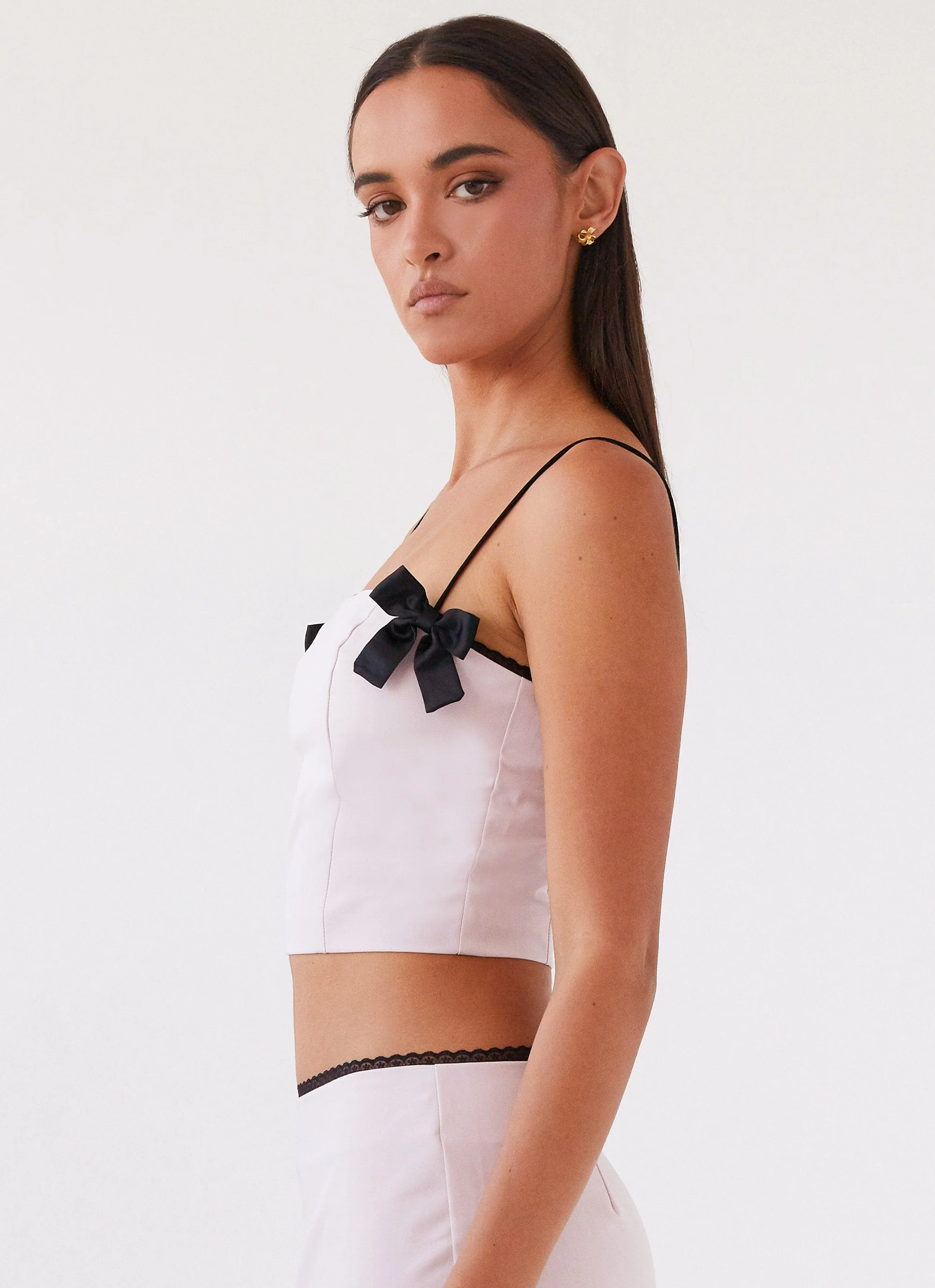 Rushing Back Crop Top - Mauve - Image 5