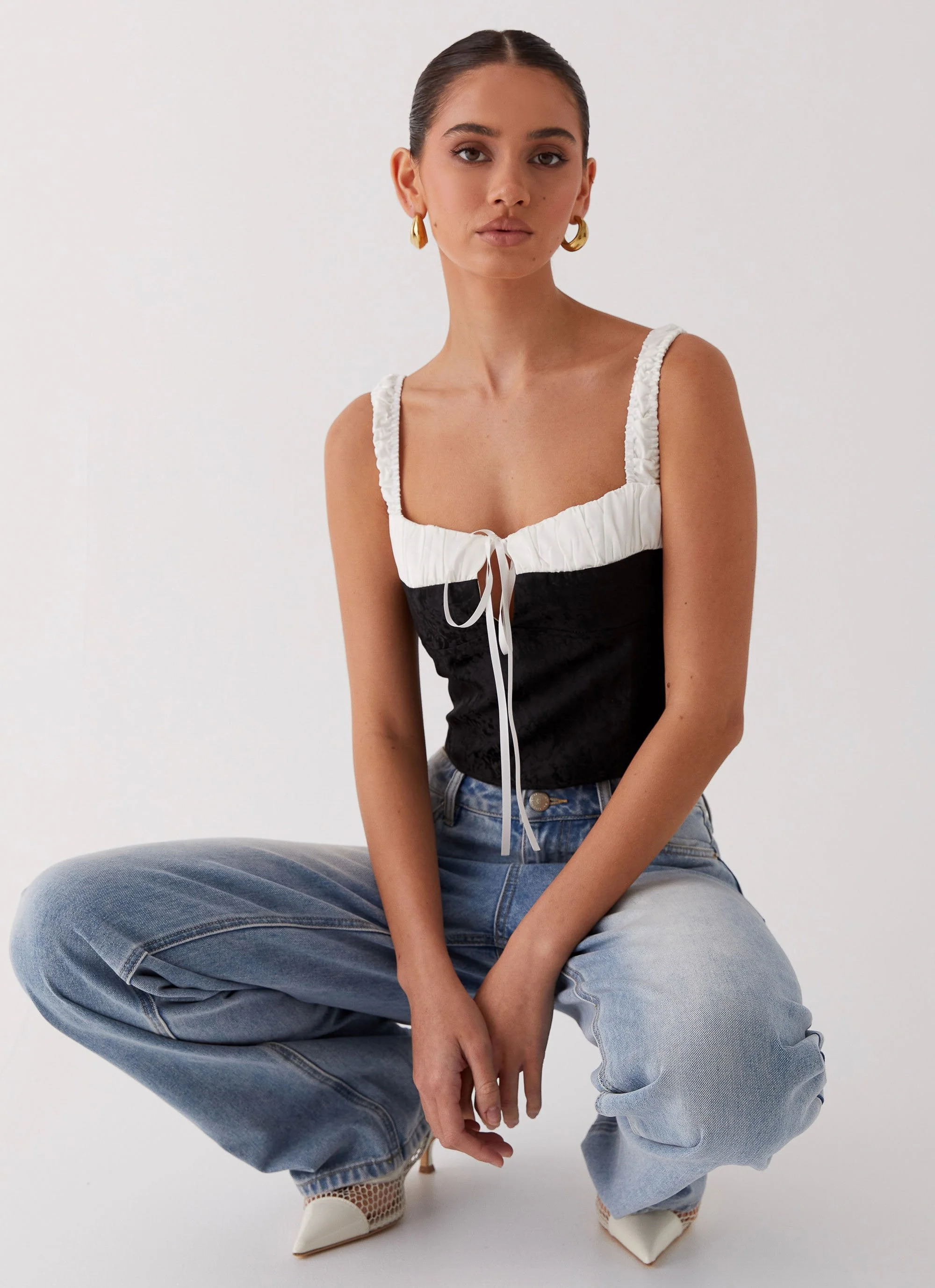 Ryder Bustier Top - Black - Image 3
