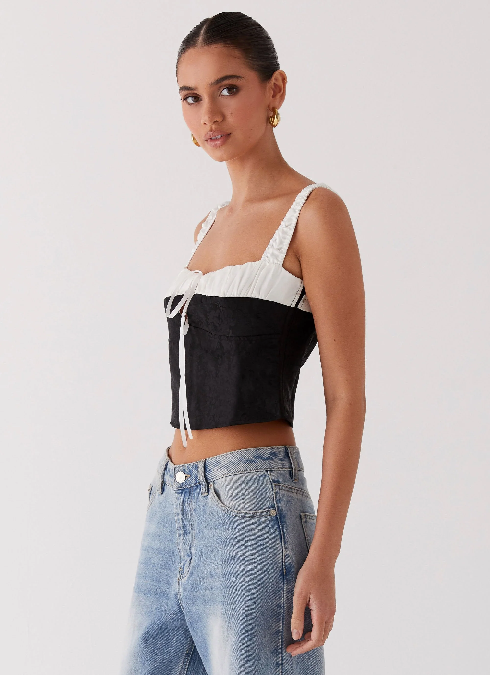 Ryder Bustier Top - Black - Image 5