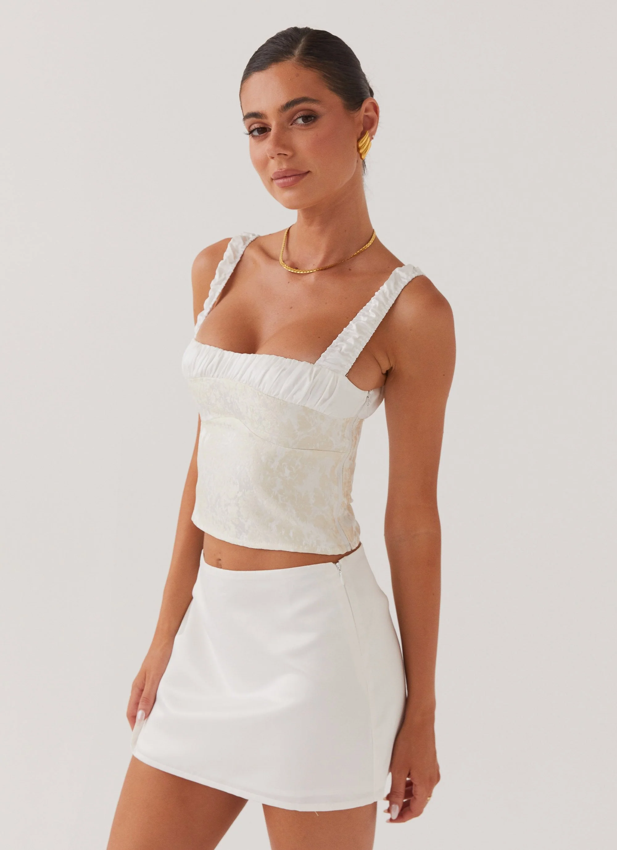Ryder Bustier Top - Ivory Sky - Image 6