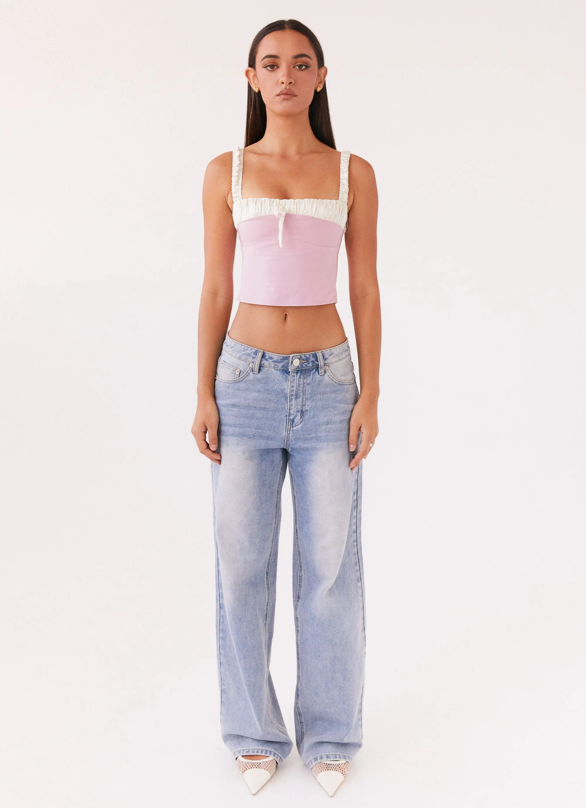 Ryder Bustier Top - Pink - Image 2