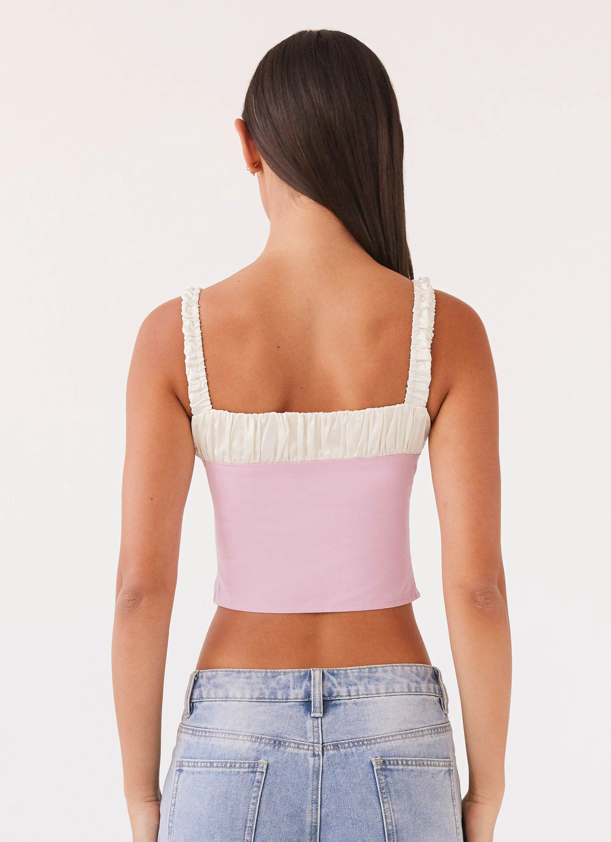 Ryder Bustier Top - Pink - Image 4