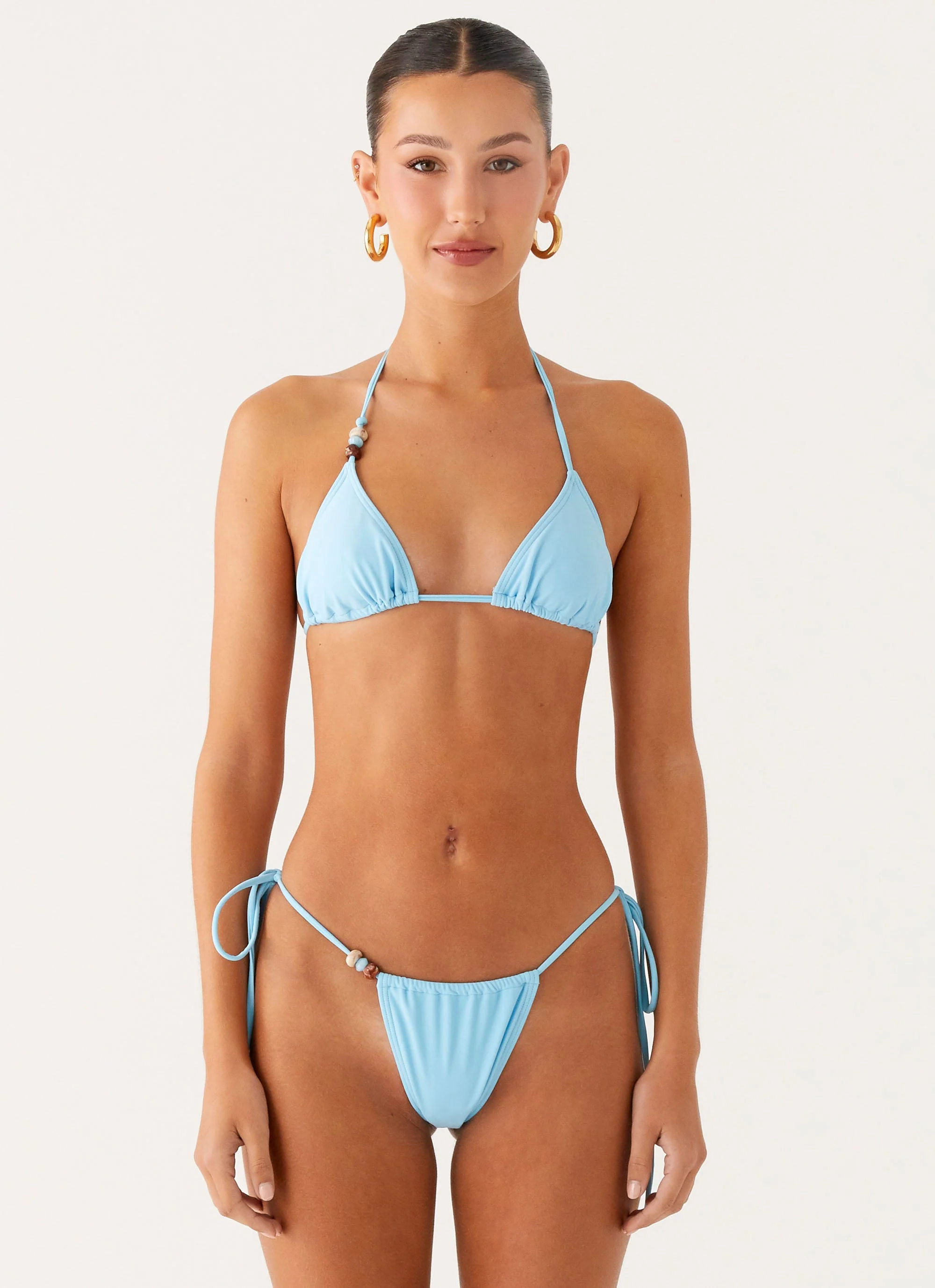 Ryland Bead Bikini Top - Turquoise - Image 4