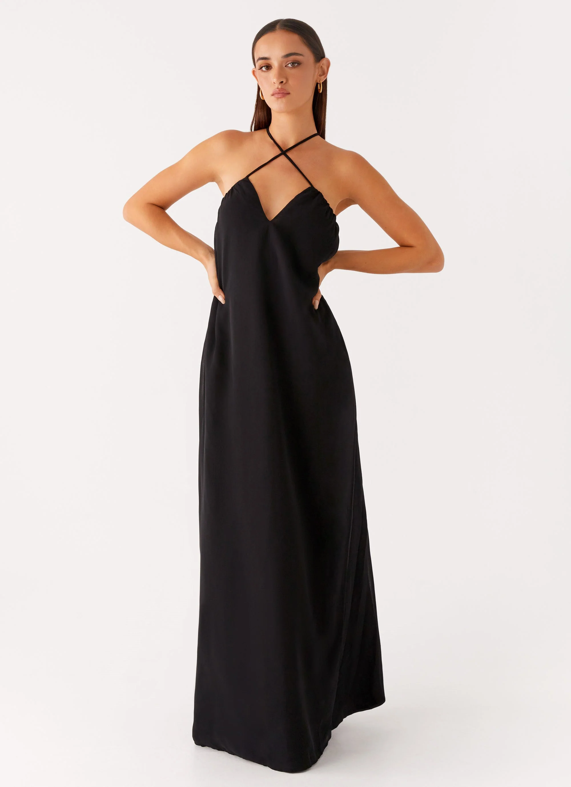 Saba Maxi Dress - Black - Image 4