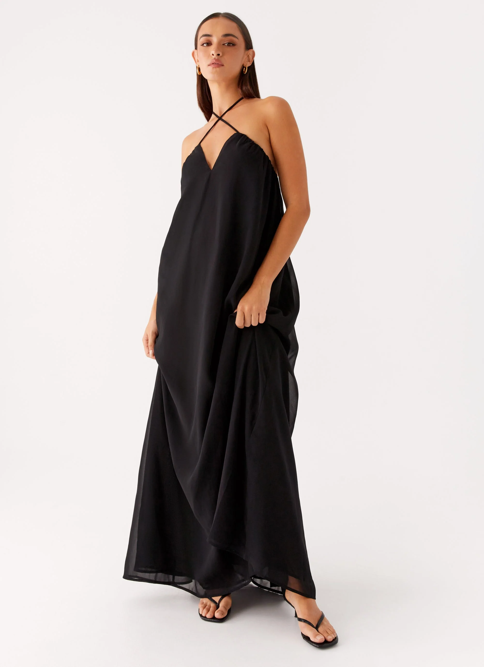 Saba Maxi Dress - Black - Image 5