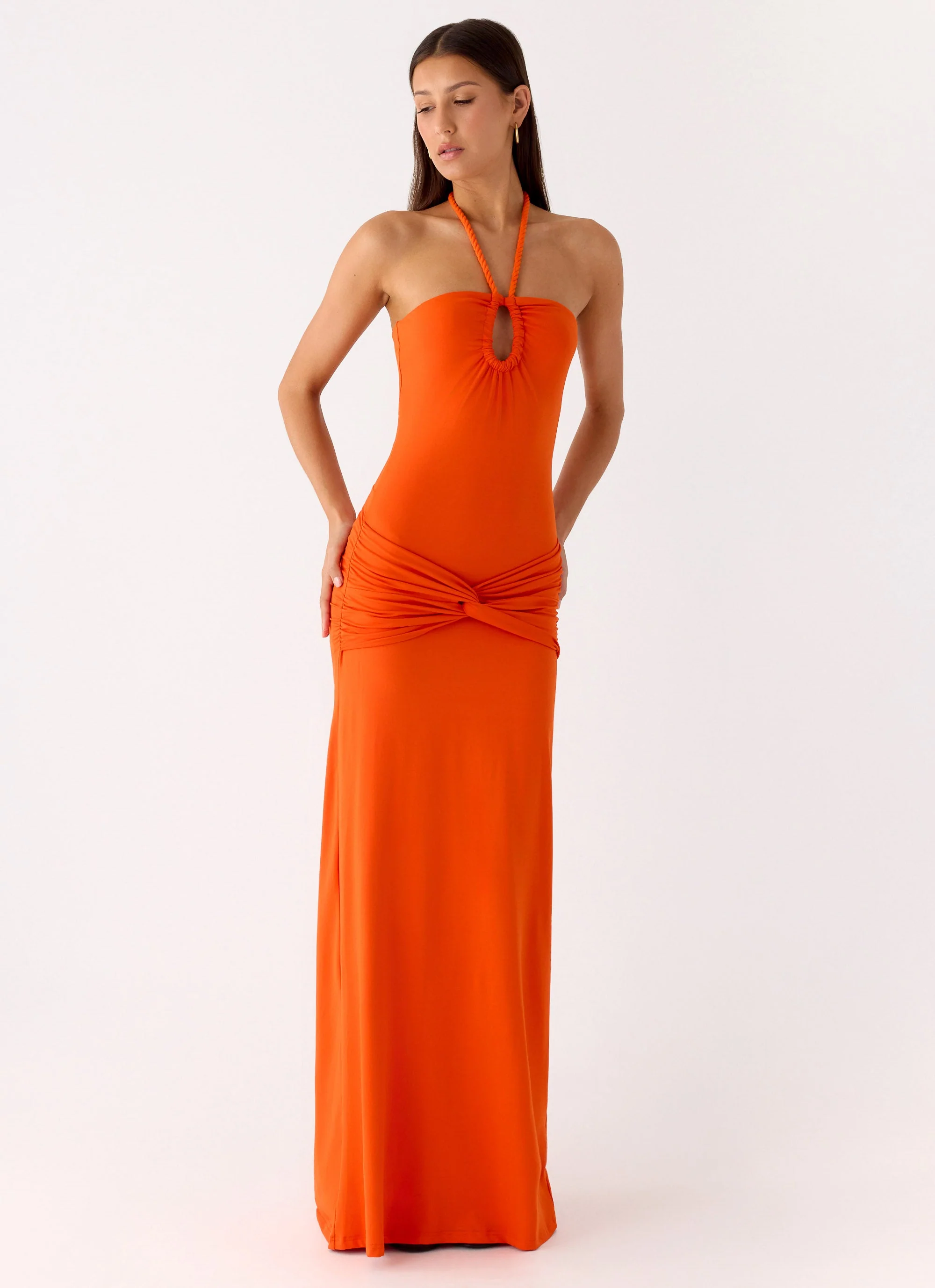 Sacred Maxi Dress - Orange - Image 4