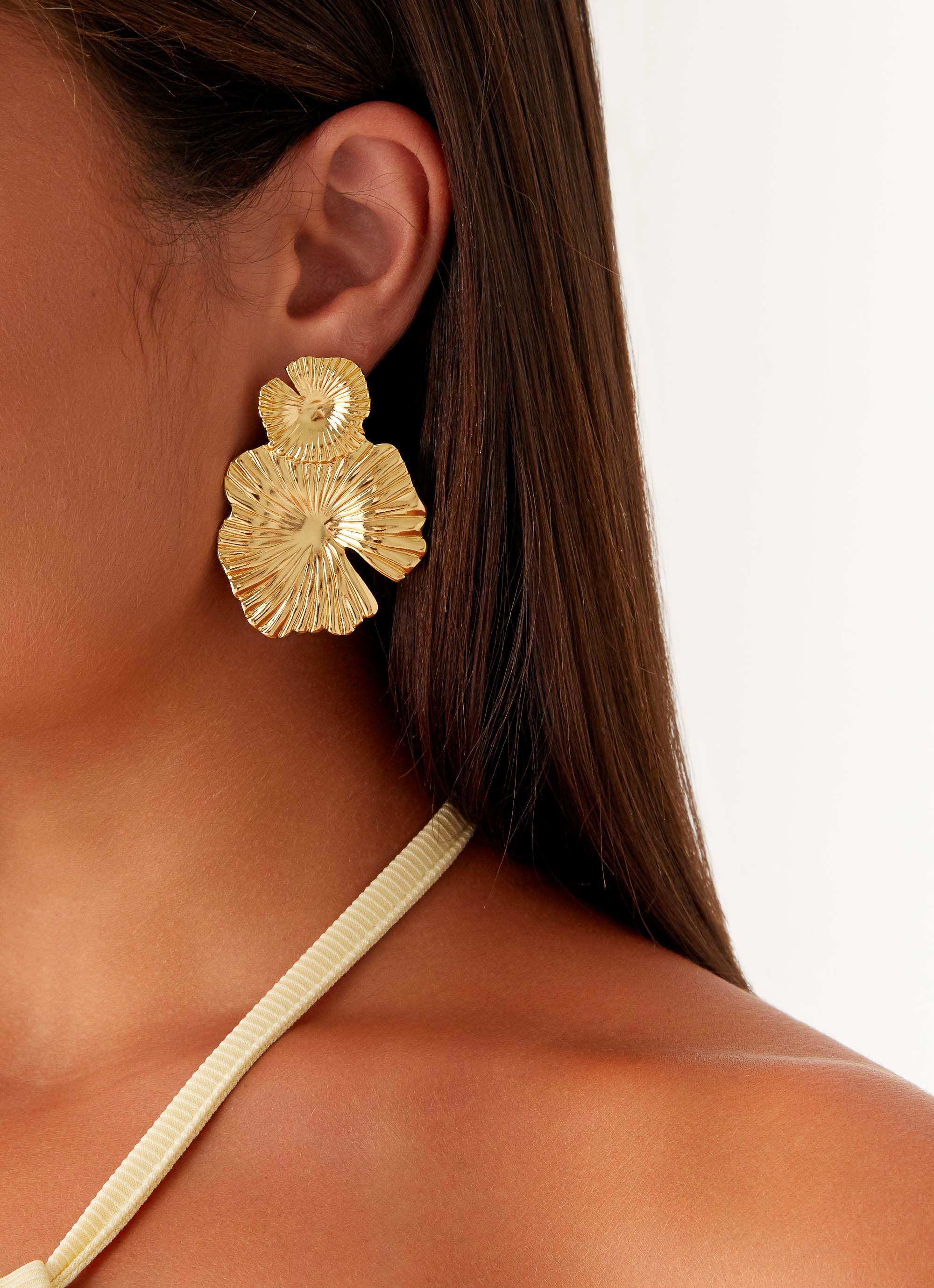 Sahara Earrings - Gold - Image 2
