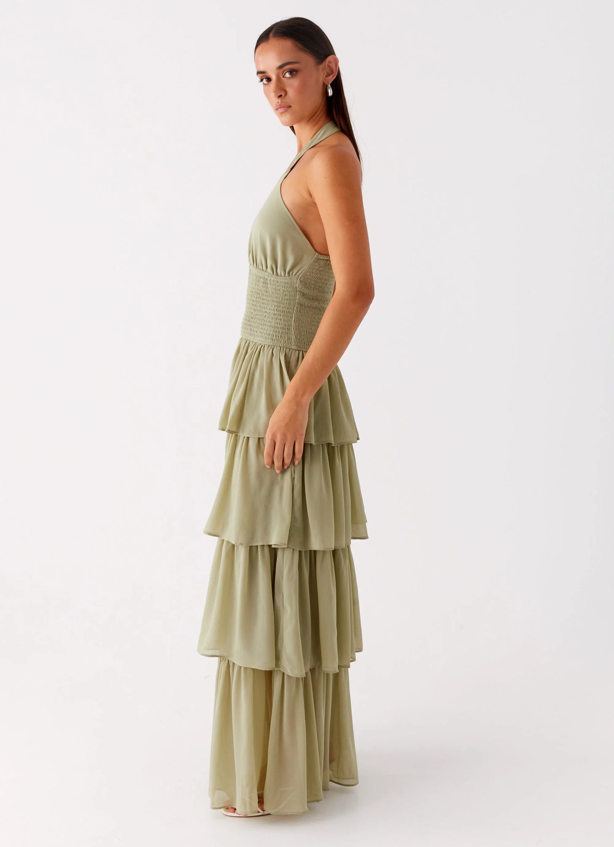 Salma Maxi Dress - Sage - Image 2