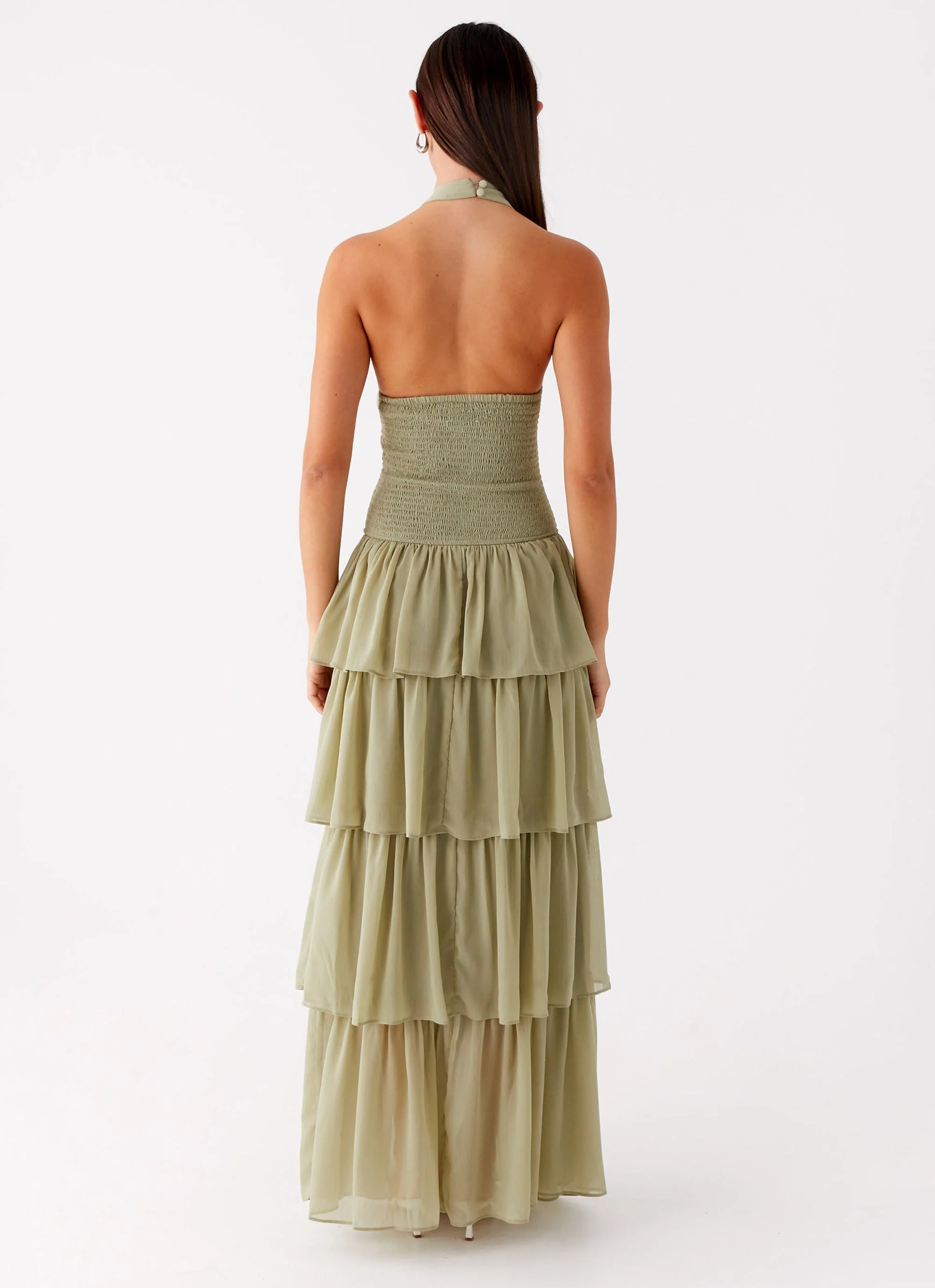 Salma Maxi Dress - Sage - Image 3