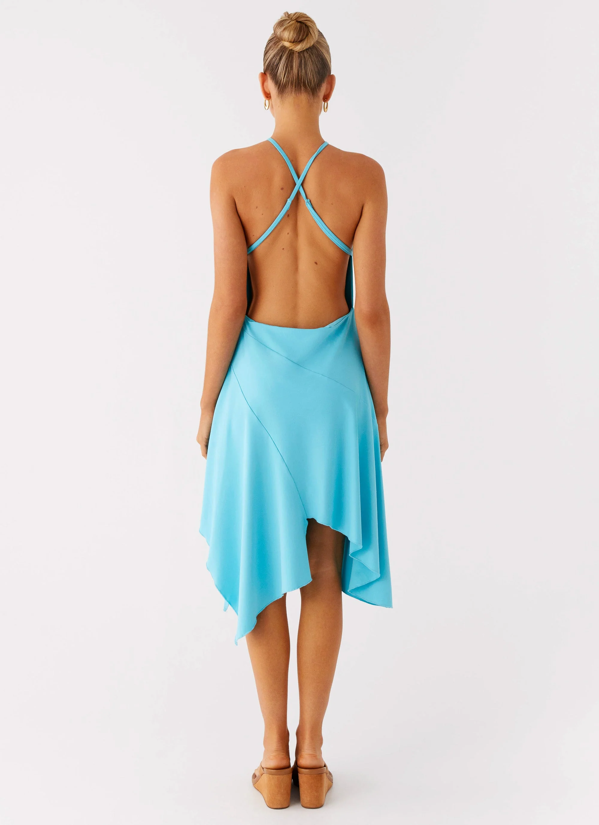 Salt Kiss Midi Dress - Turquoise - Image 3