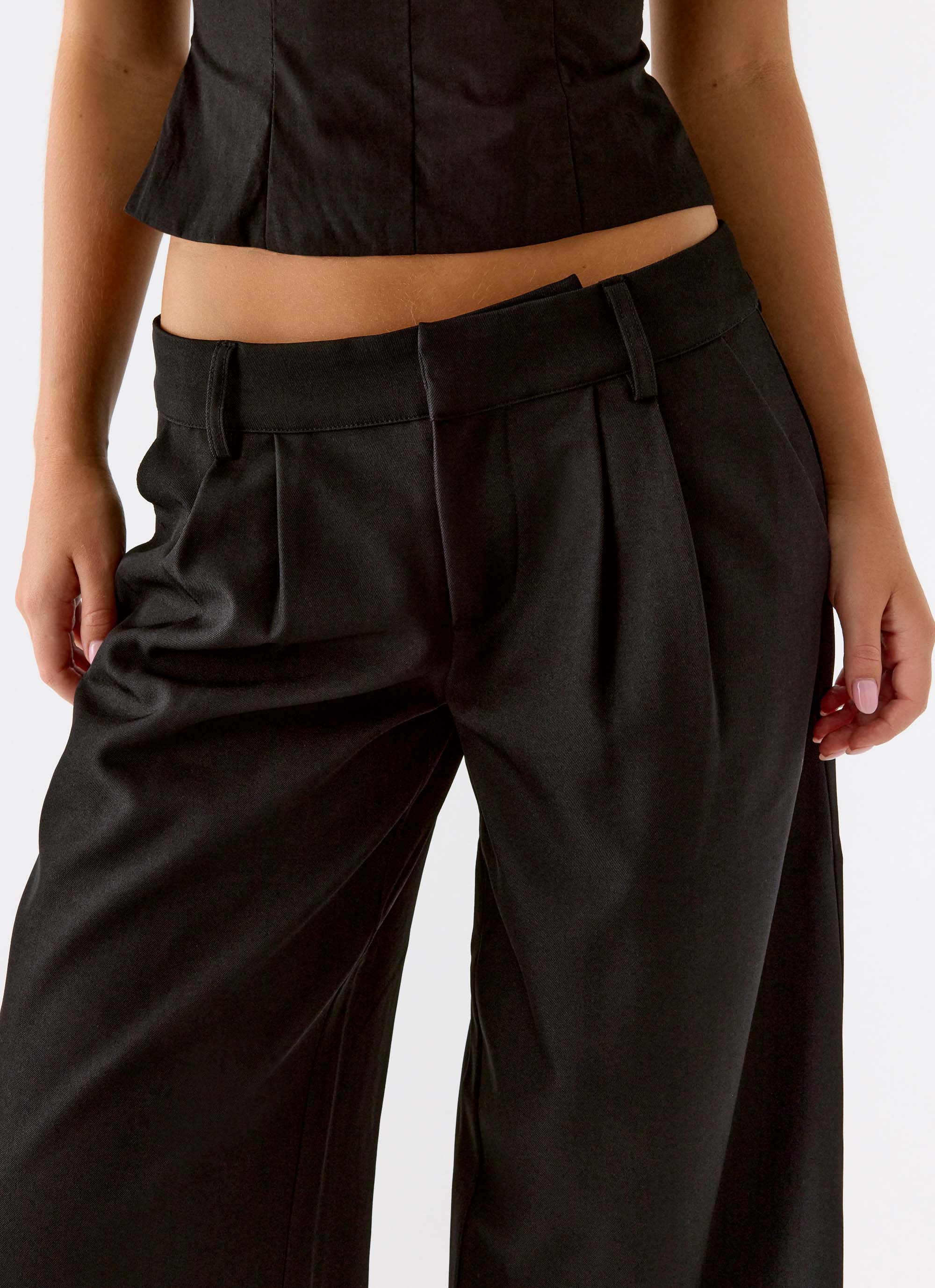 Samuel Low Rise Suiting Pants - Black - Image 4