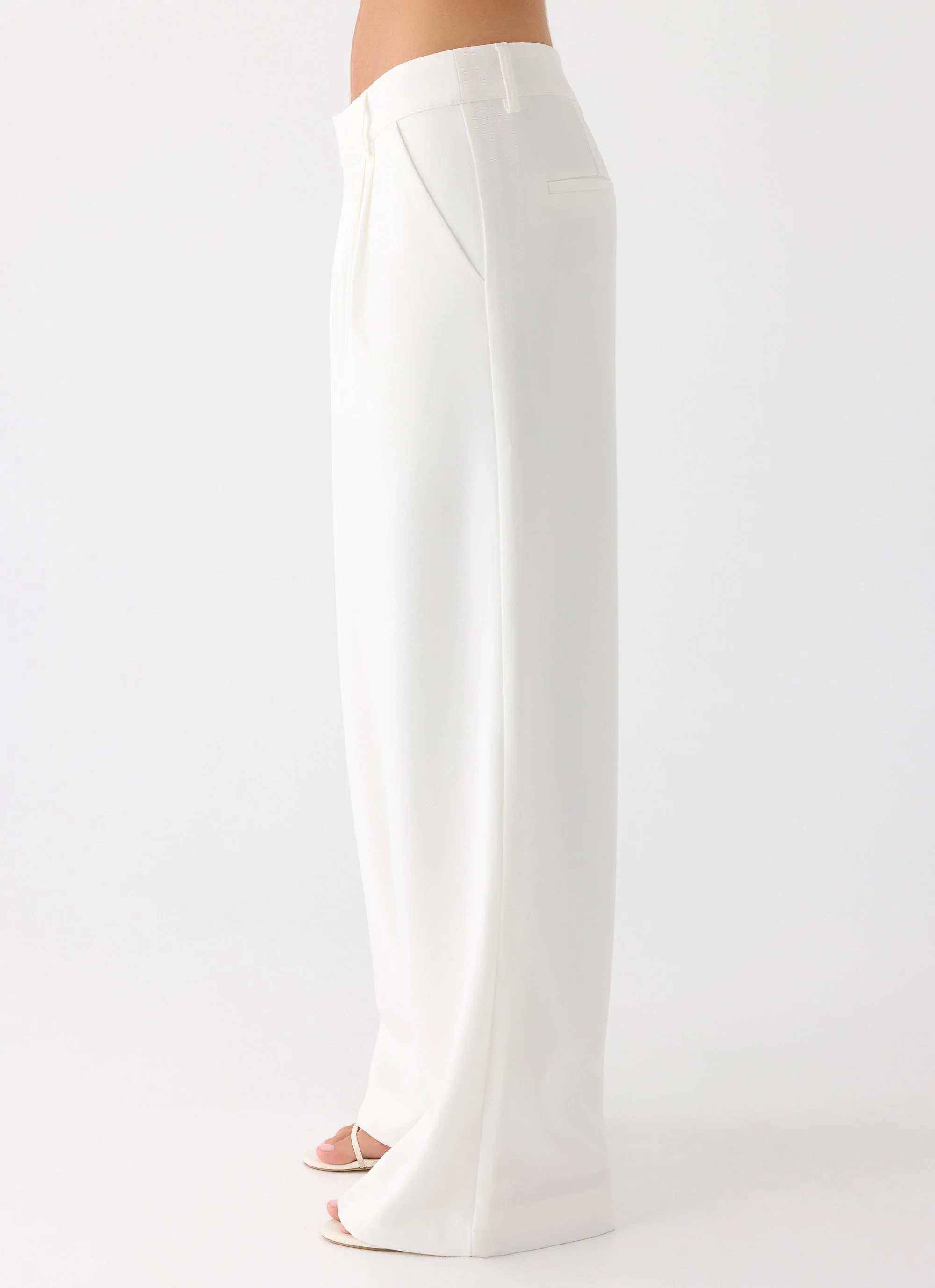 Samuel Low Rise Suiting Pants - White - Image 4