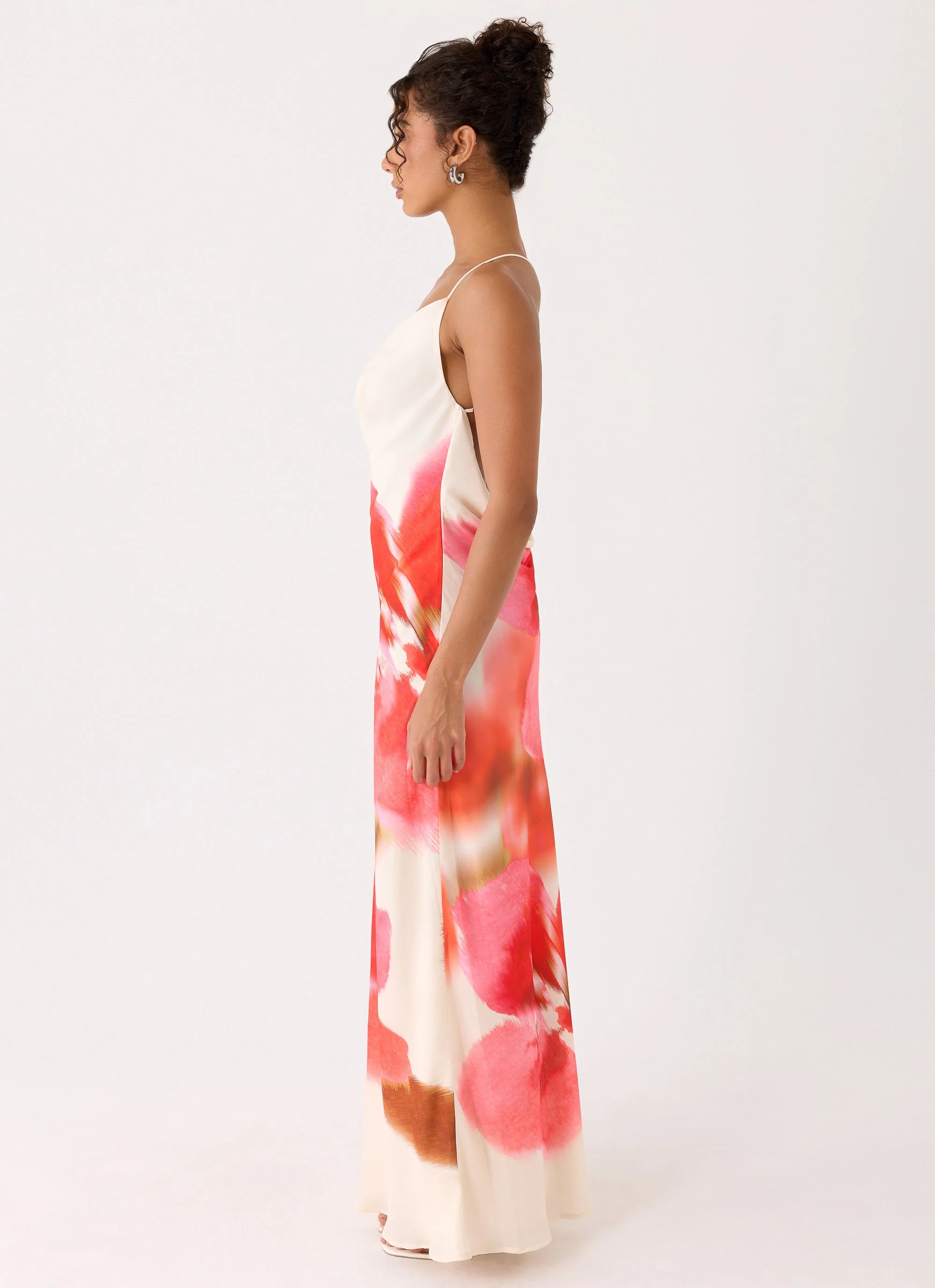 Samya Cowl Maxi Dress - Porcelain Rose - Image 2
