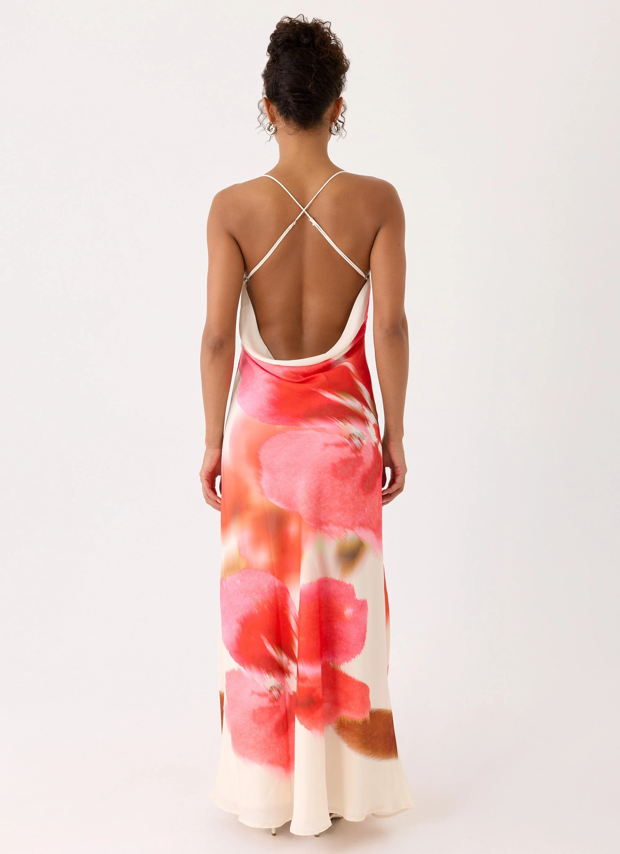 Samya Cowl Maxi Dress - Porcelain Rose - Image 3