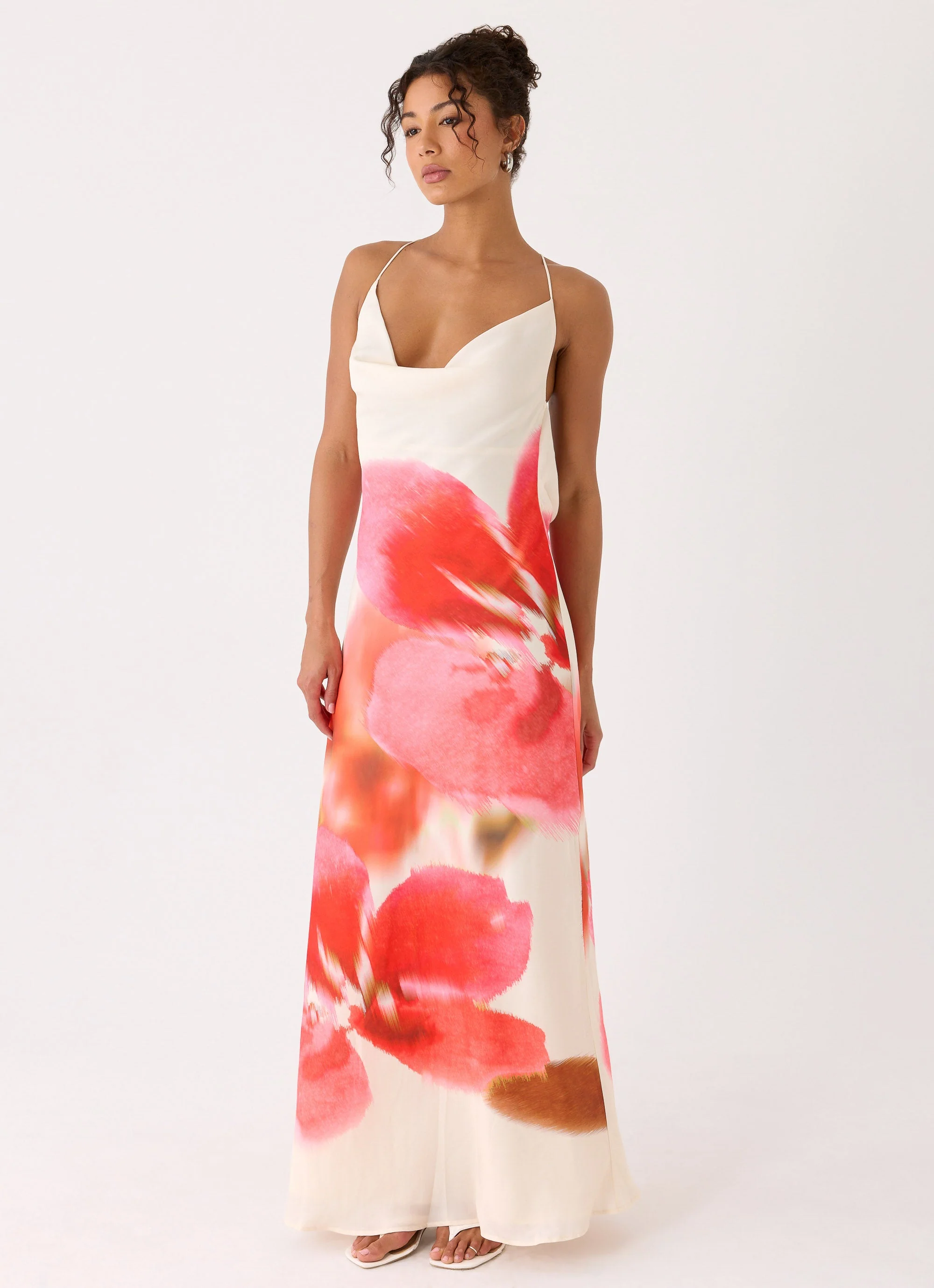 Samya Cowl Maxi Dress - Porcelain Rose - Image 6